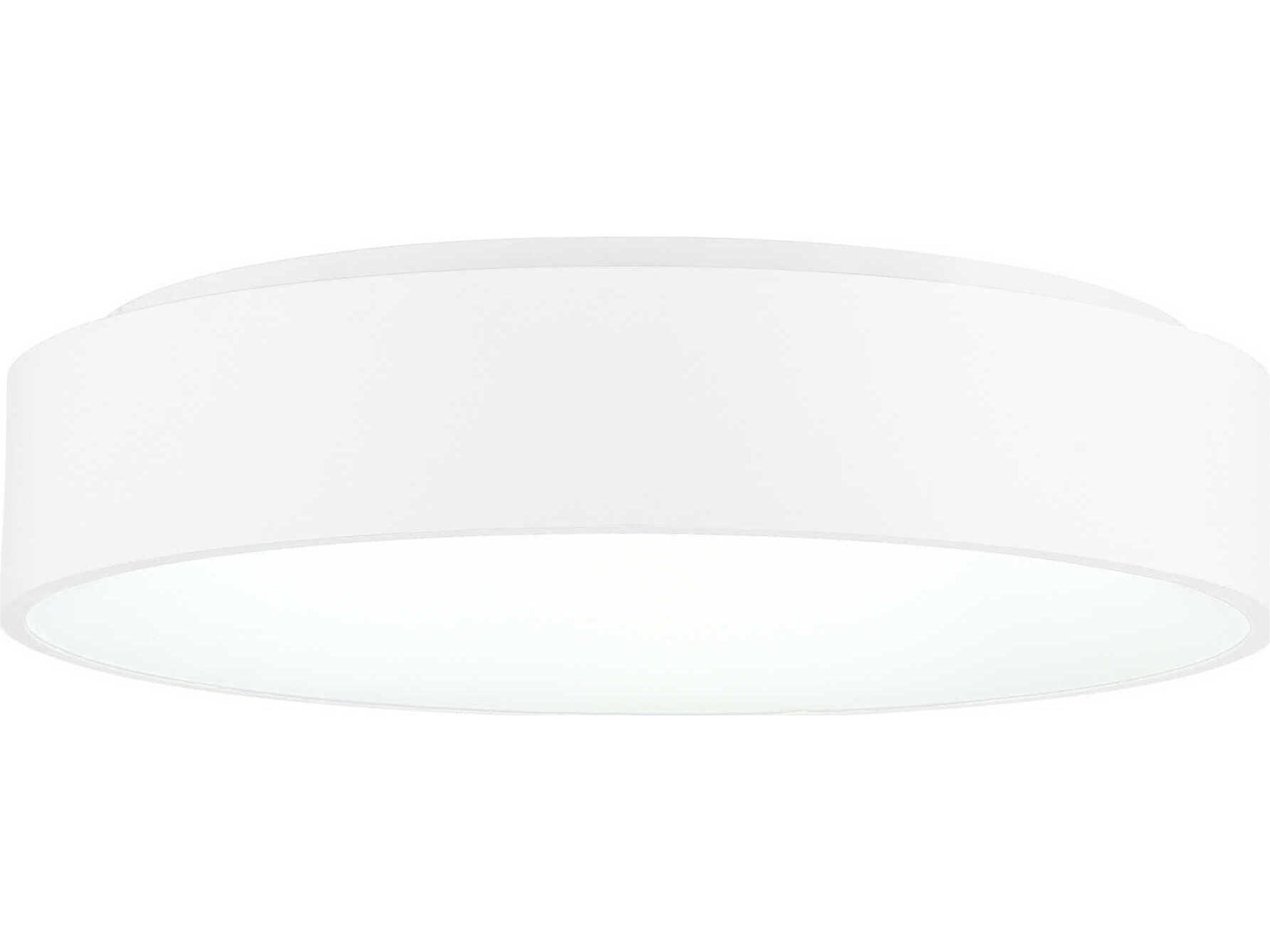 CWI Lighting Arenal White Round Flush Mount