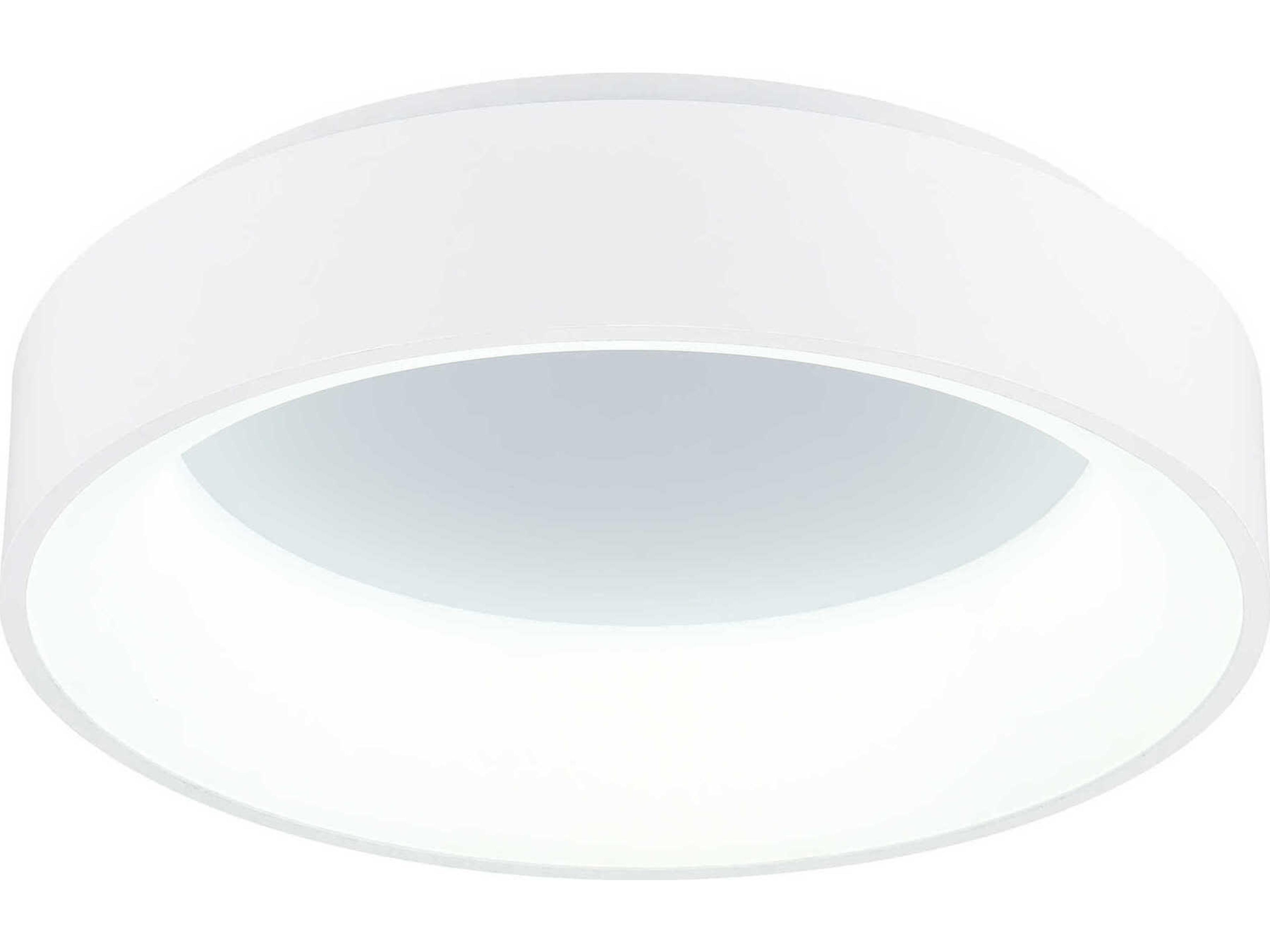 CWI Lighting Arenal White Round Flush Mount