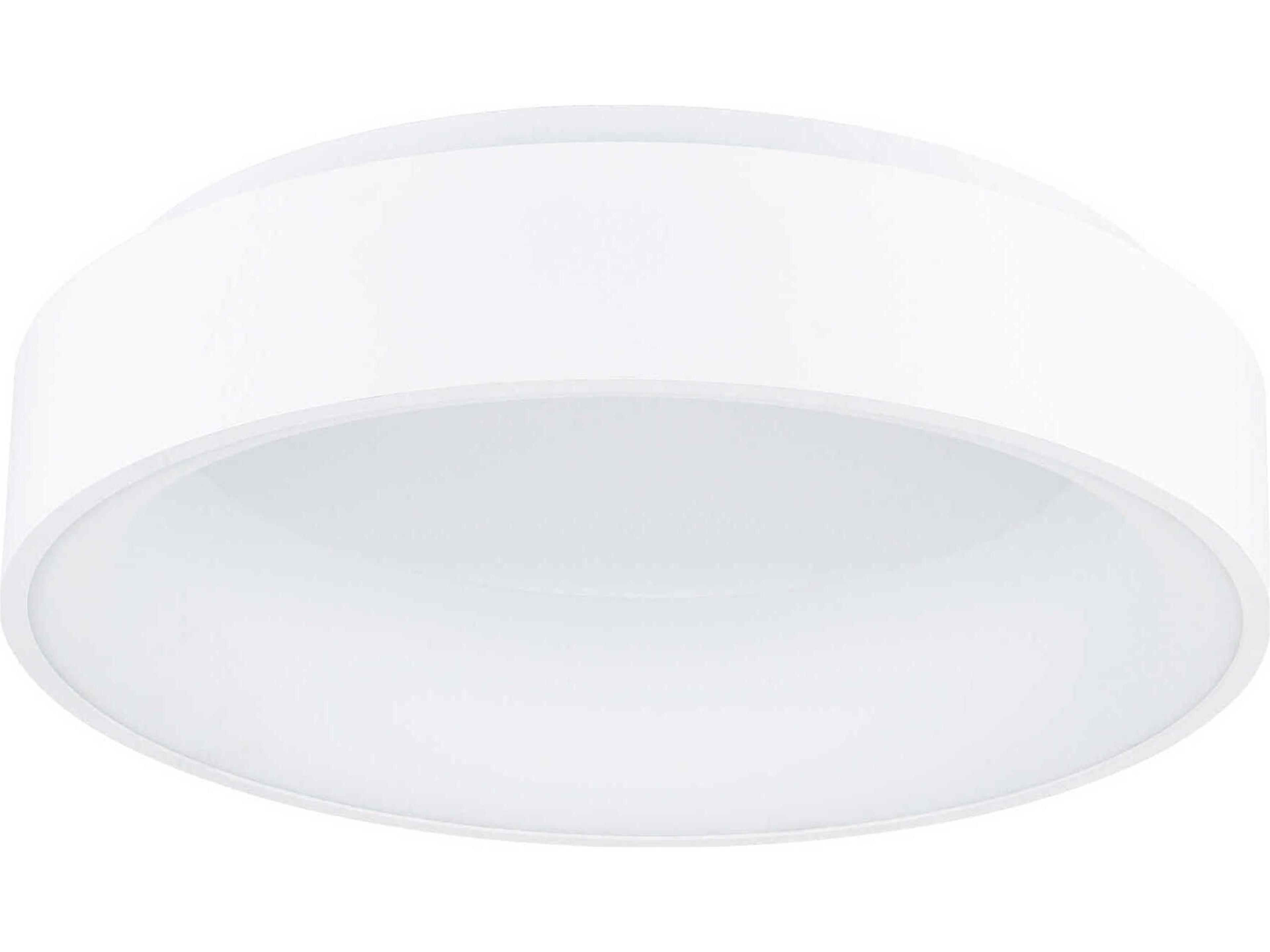 CWI Lighting Arenal White Round Flush Mount