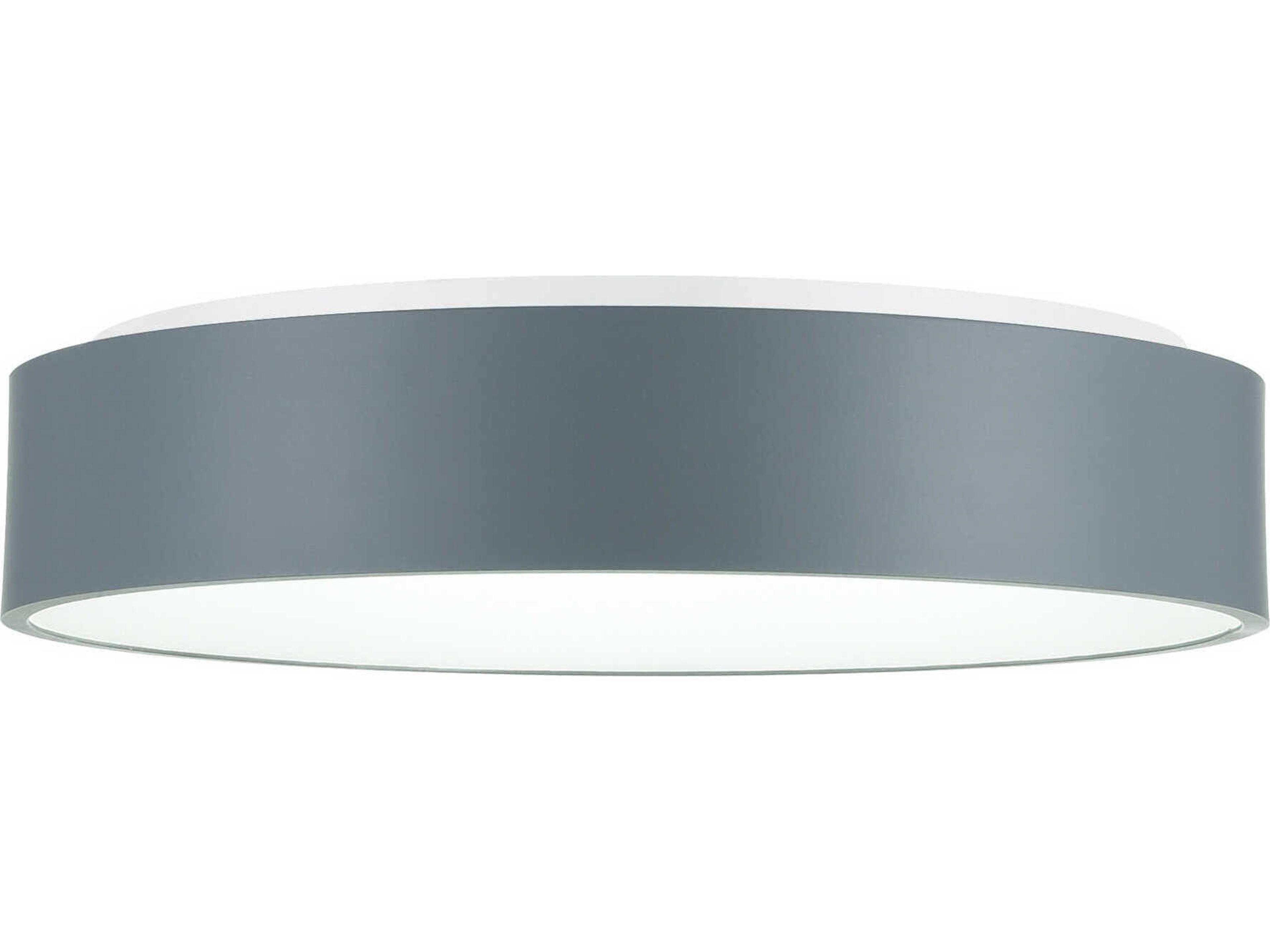 CWI Lighting Arenal Gray Round Flush Mount