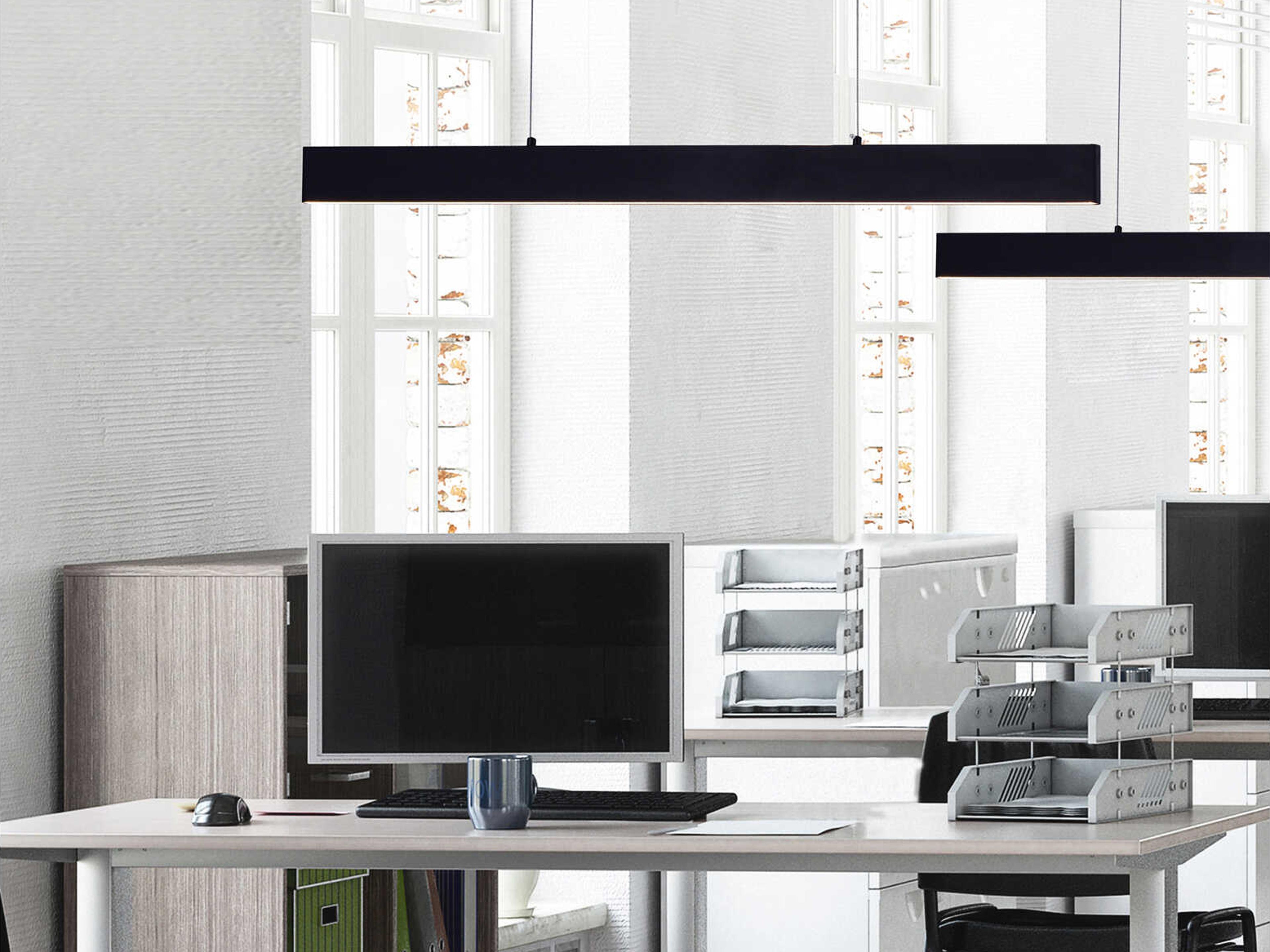 CWI Lighting Krista Satin Black Island Pendant