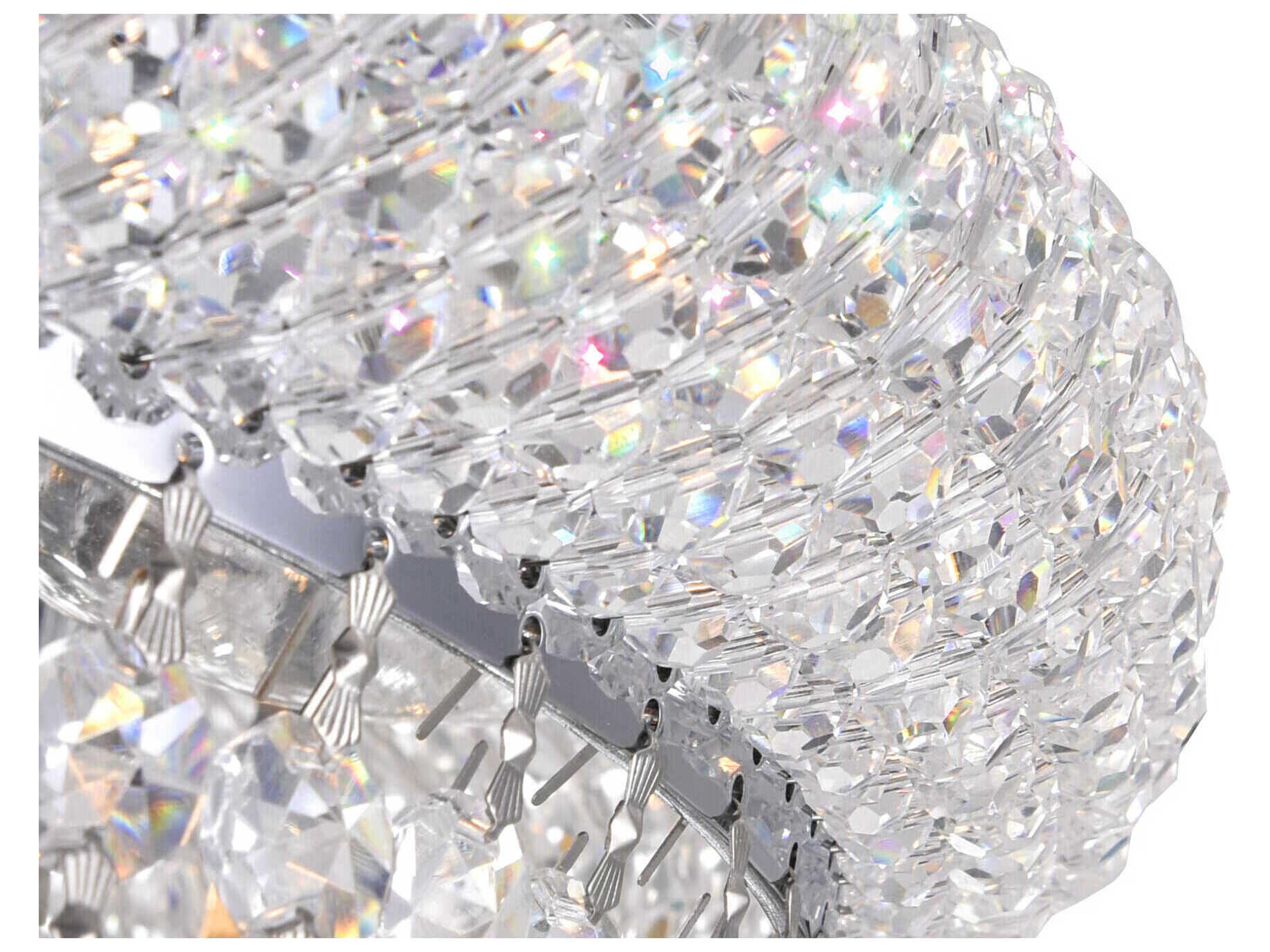 CWI Lighting Empire 4-Light Chrome Traditional Flush Mount