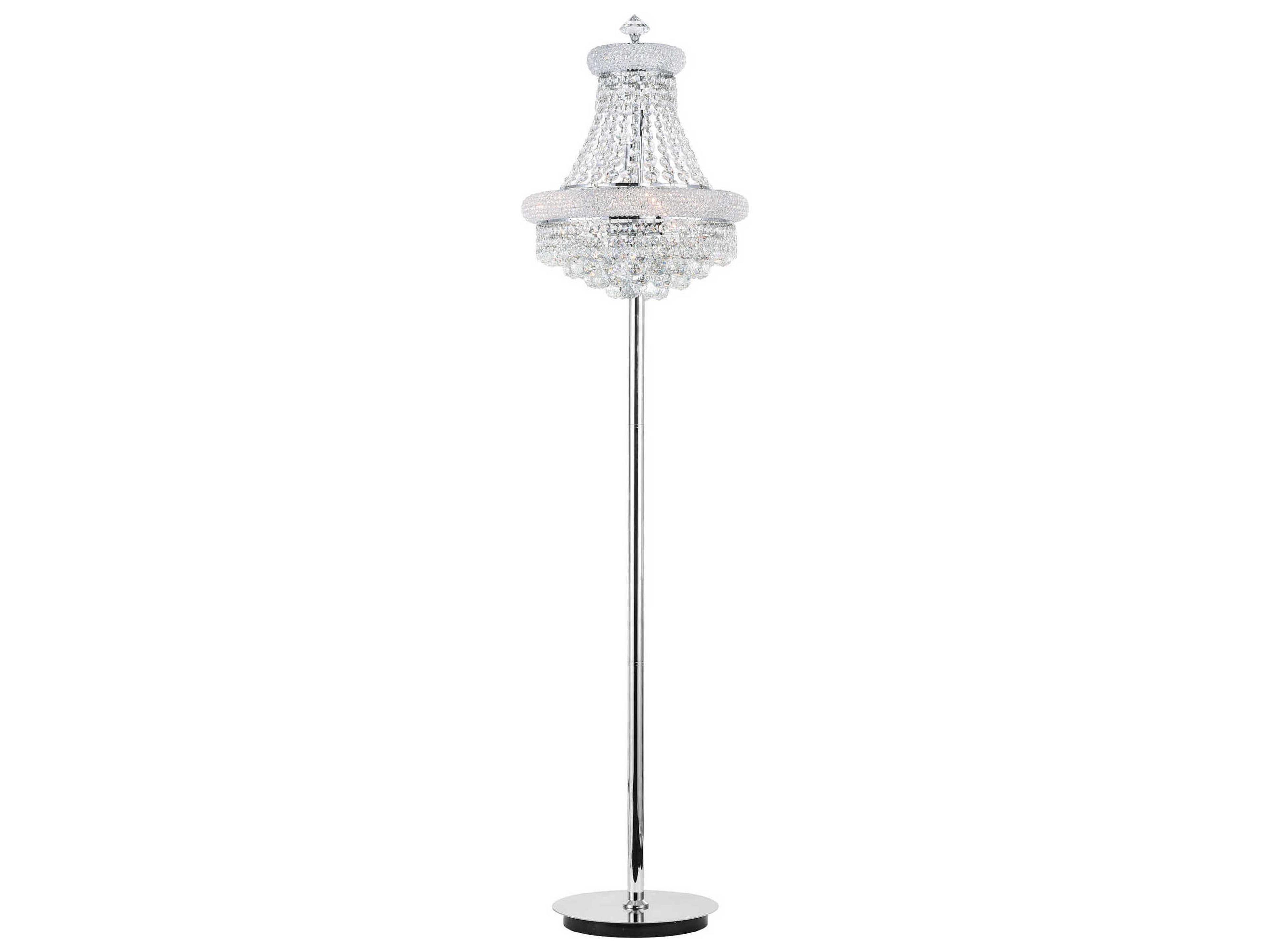 Empire Chrome Traditional Floor Lamp