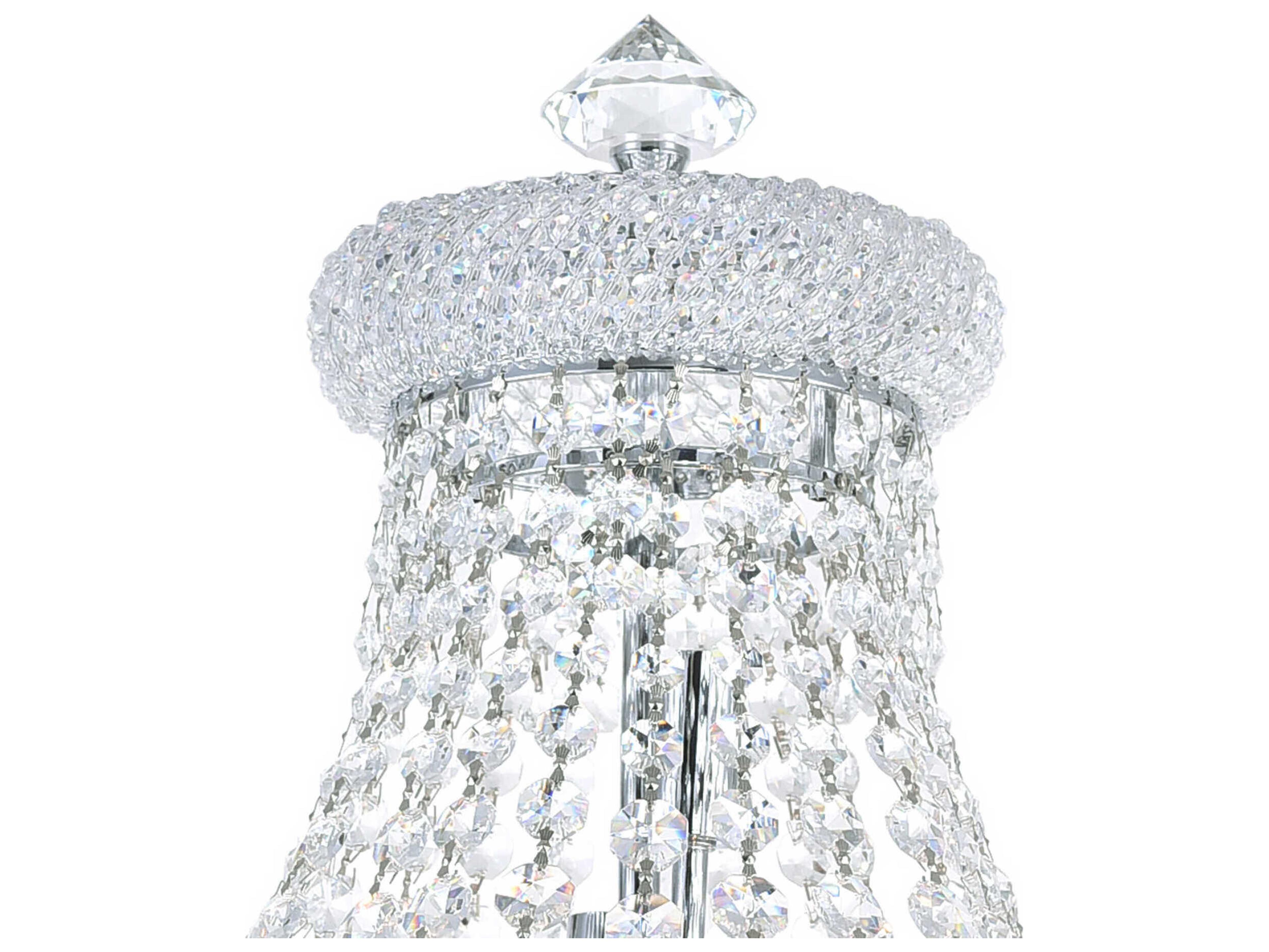 CWI Lighting Empire Chrome Traditional Floor Lamp