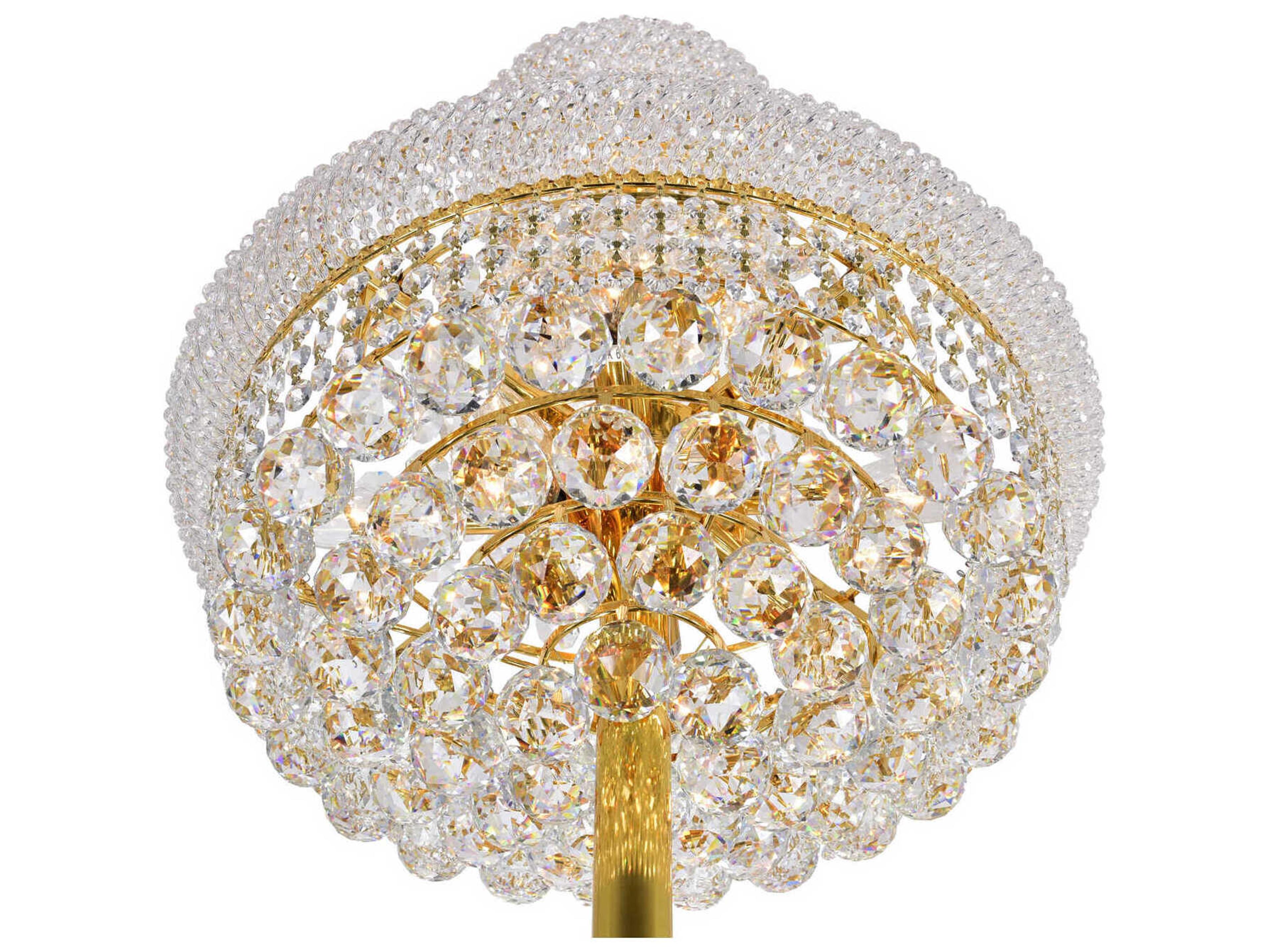 CWI Lighting Empire Gold Traditional Floor Lamp