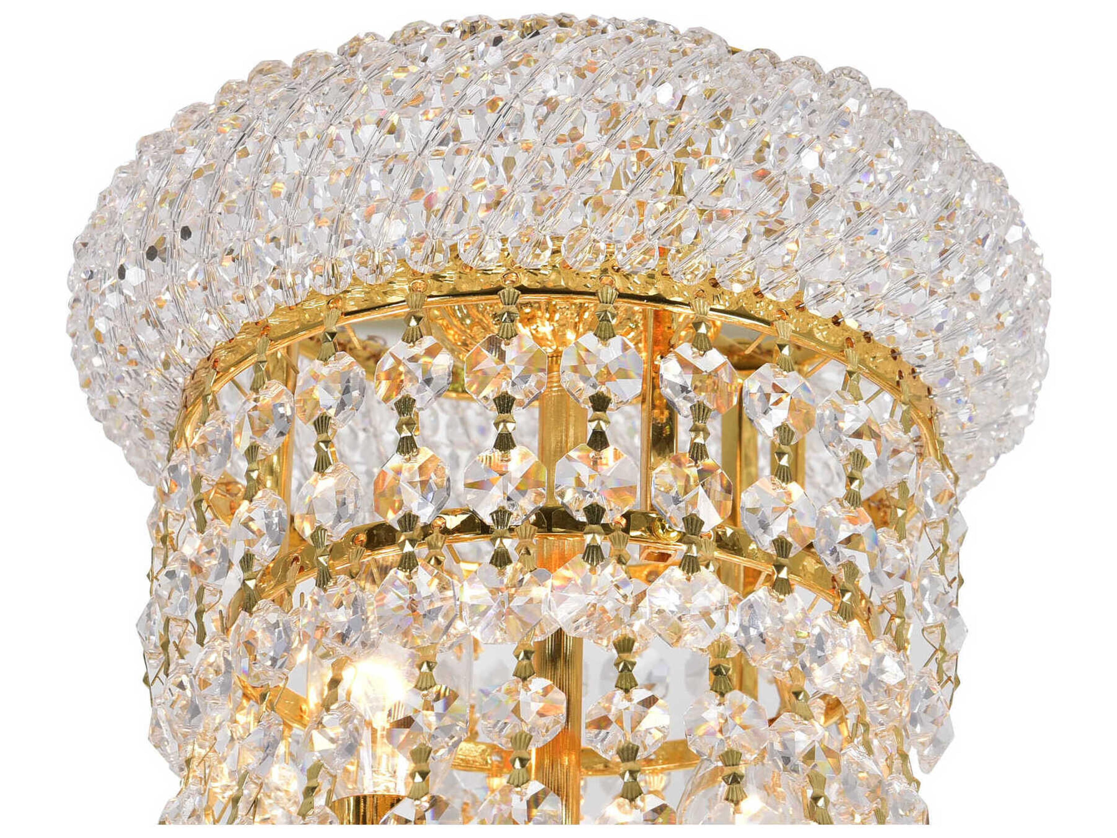 CWI Lighting Empire Gold Traditional Floor Lamp