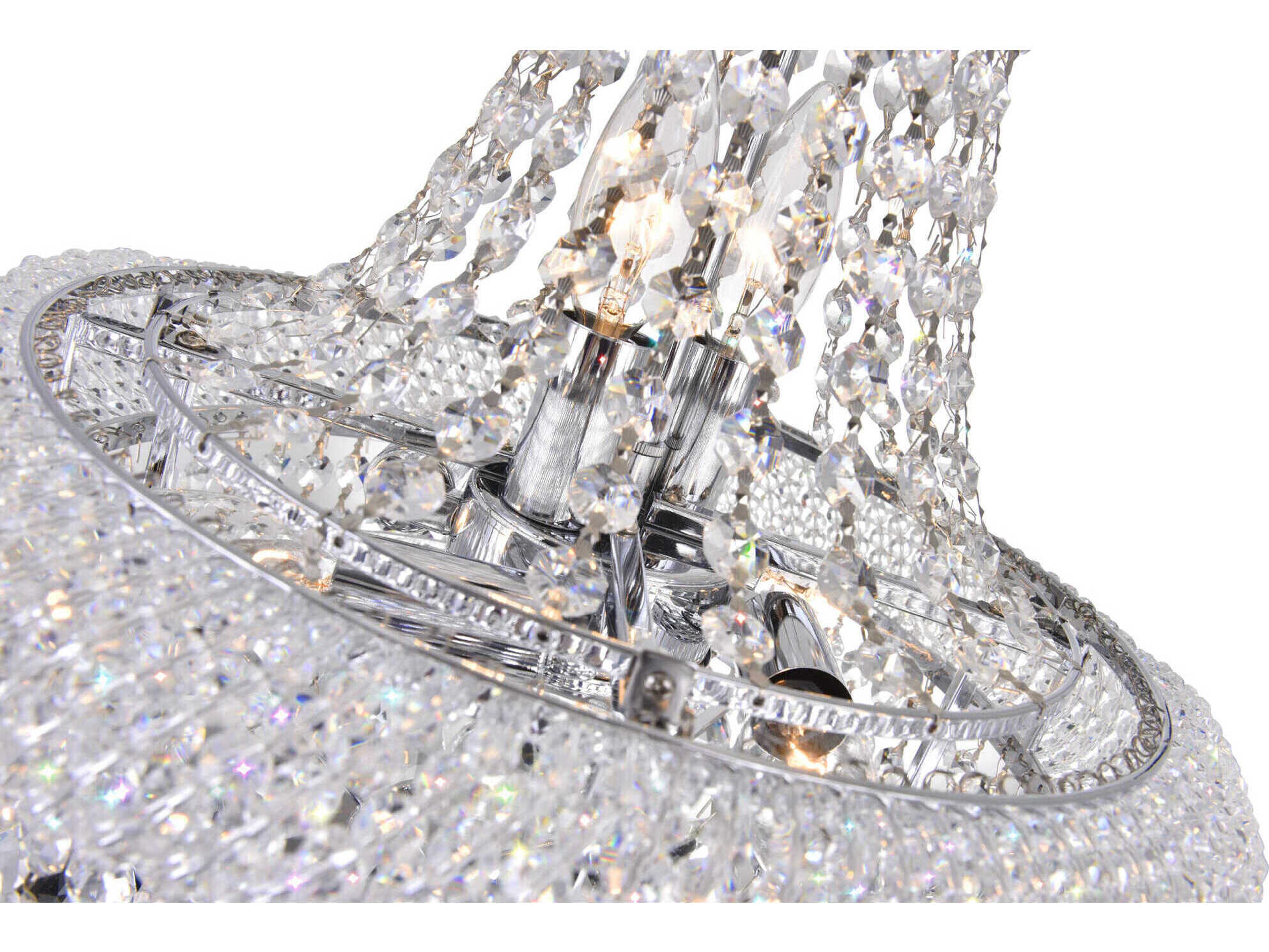 CWI Lighting Empire 6-Light Chrome Traditional Chandelier