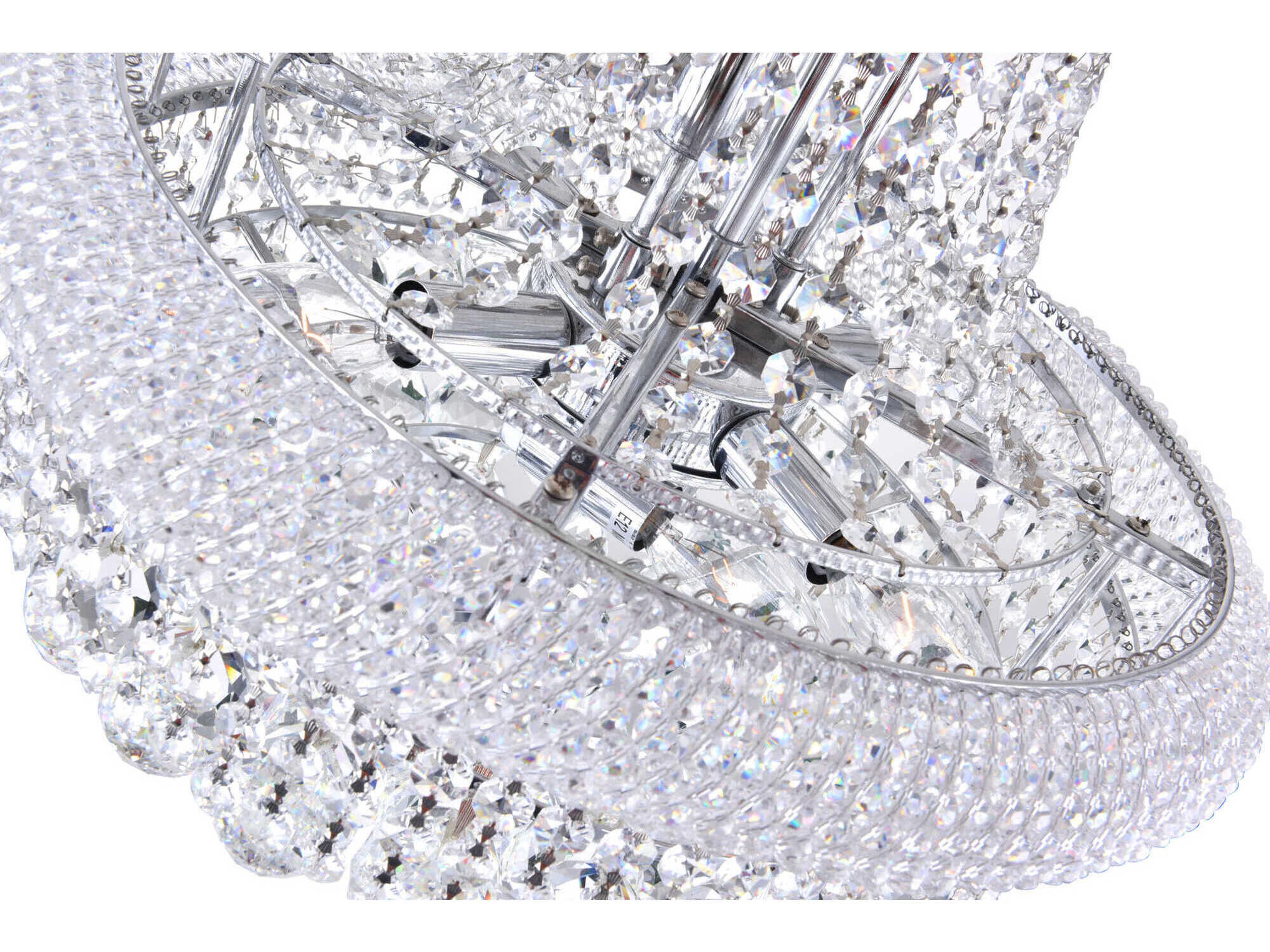 CWI Lighting Empire 8-Light Chrome Traditional Chandelier