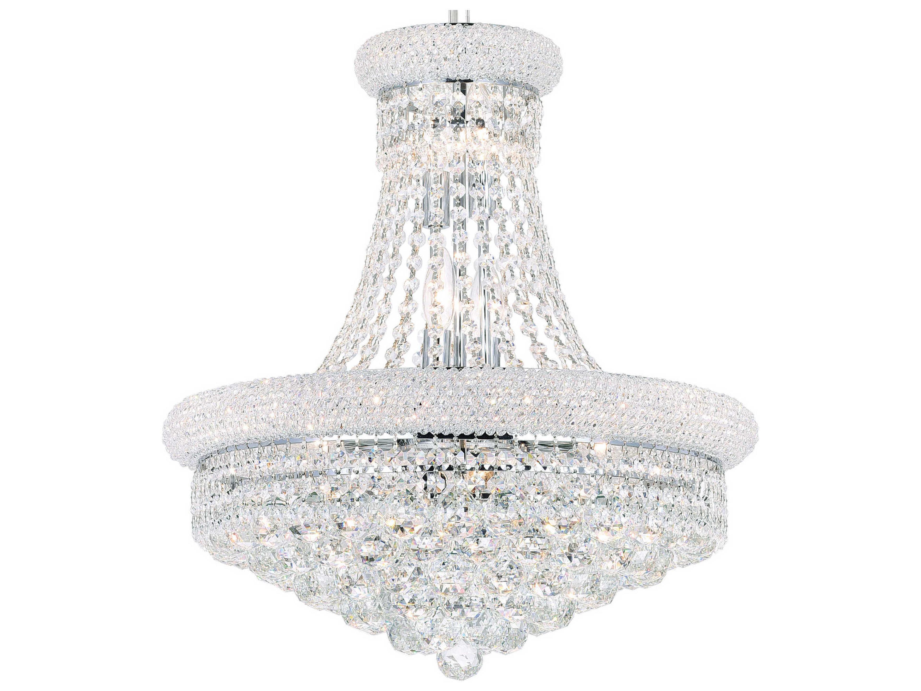 CWI Lighting Empire 14-Light Chrome Traditional Chandelier