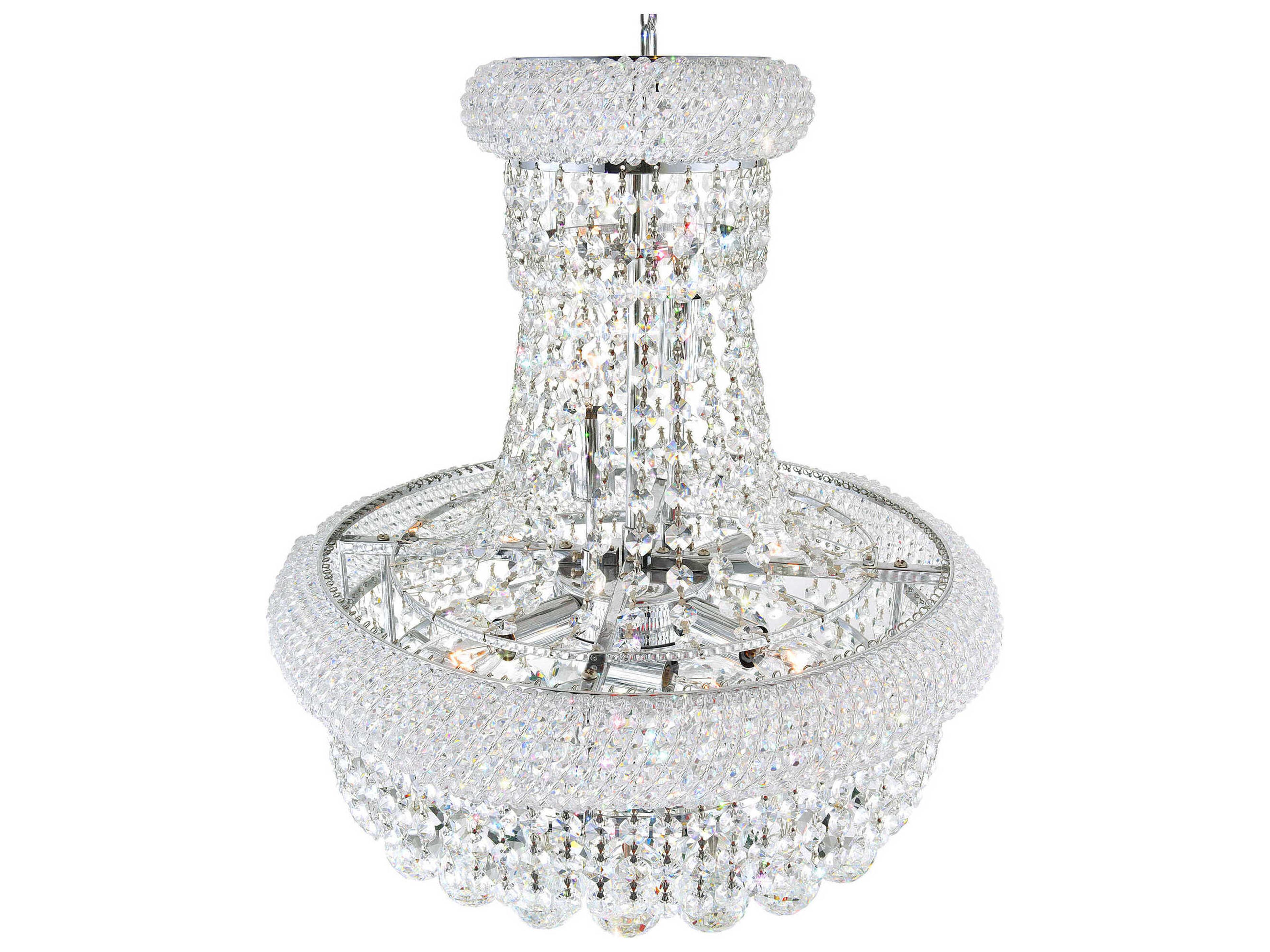 CWI Lighting Empire 14-Light Chrome Traditional Chandelier