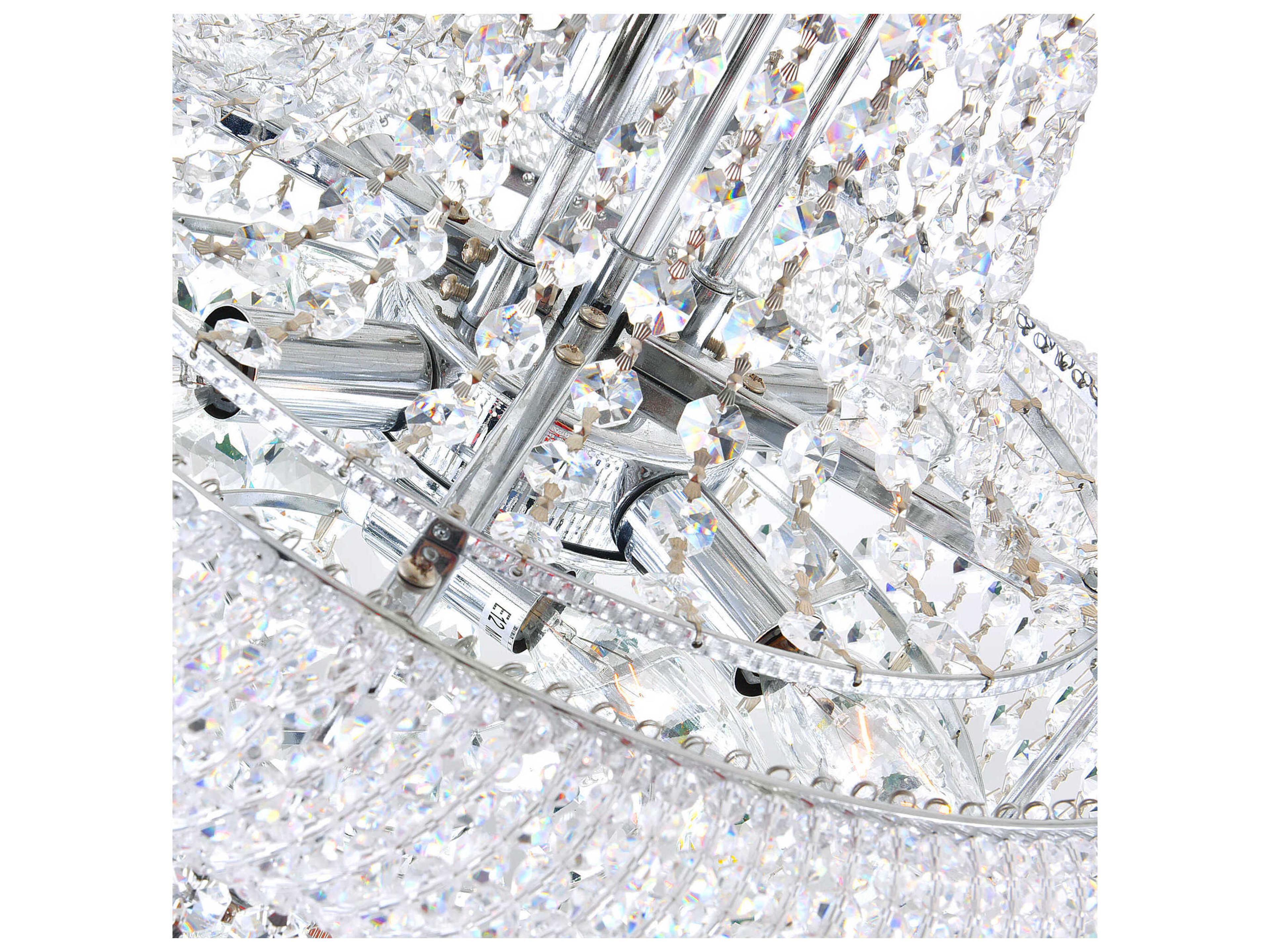 CWI Lighting Empire 14-Light Chrome Traditional Chandelier