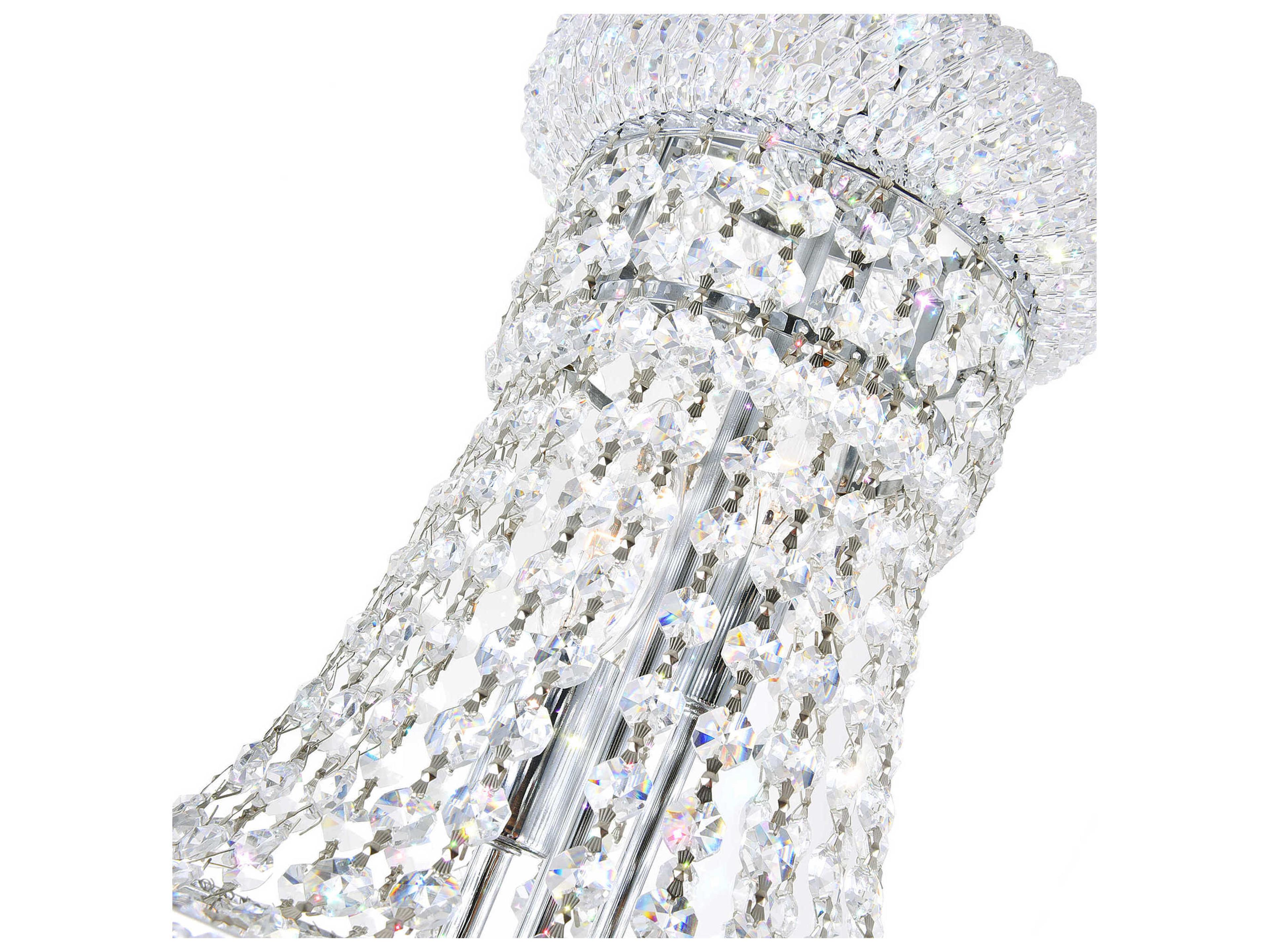 CWI Lighting Empire 14-Light Chrome Traditional Chandelier