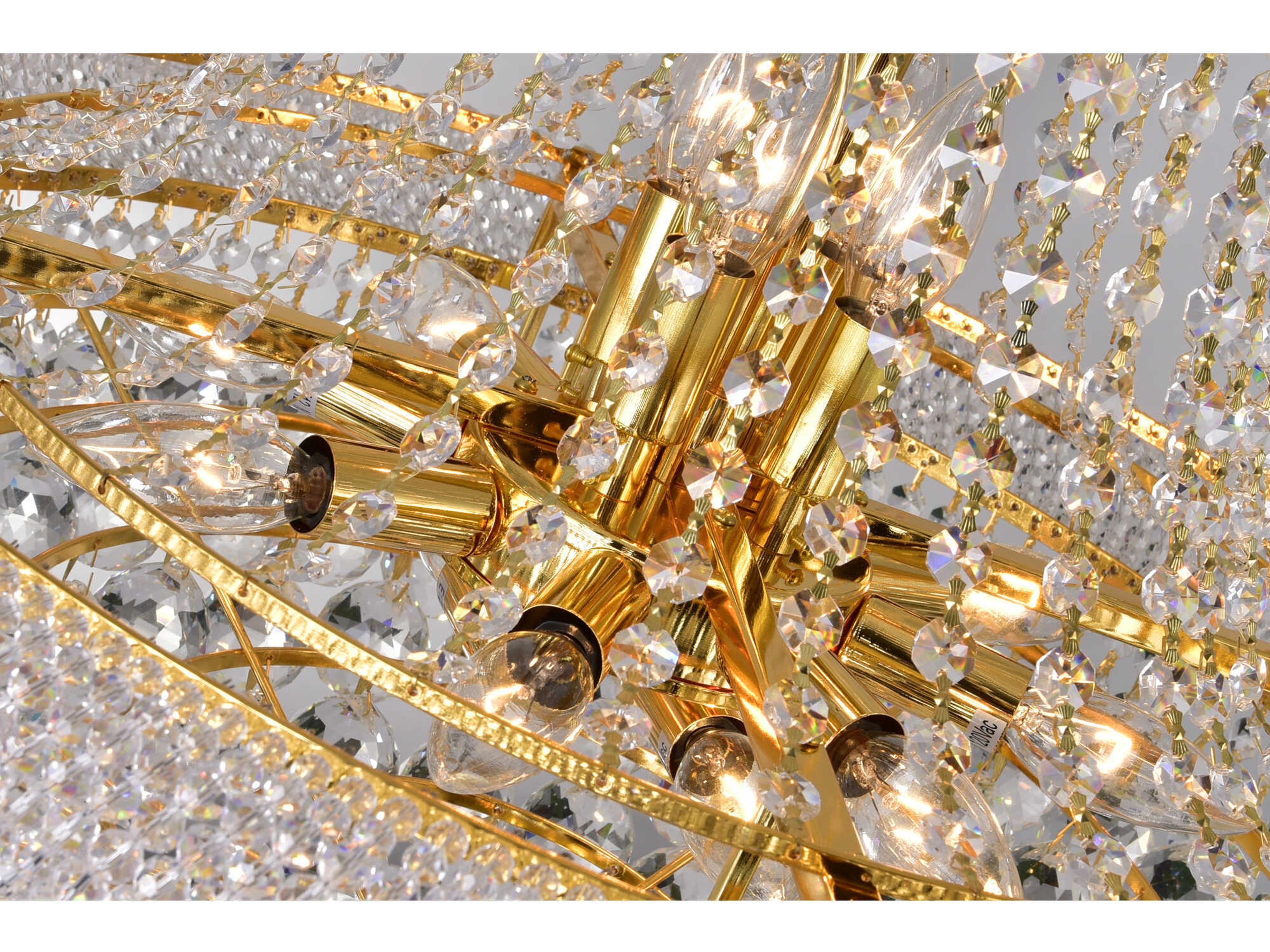 CWI Lighting Empire 17-Light Gold Traditional Chandelier