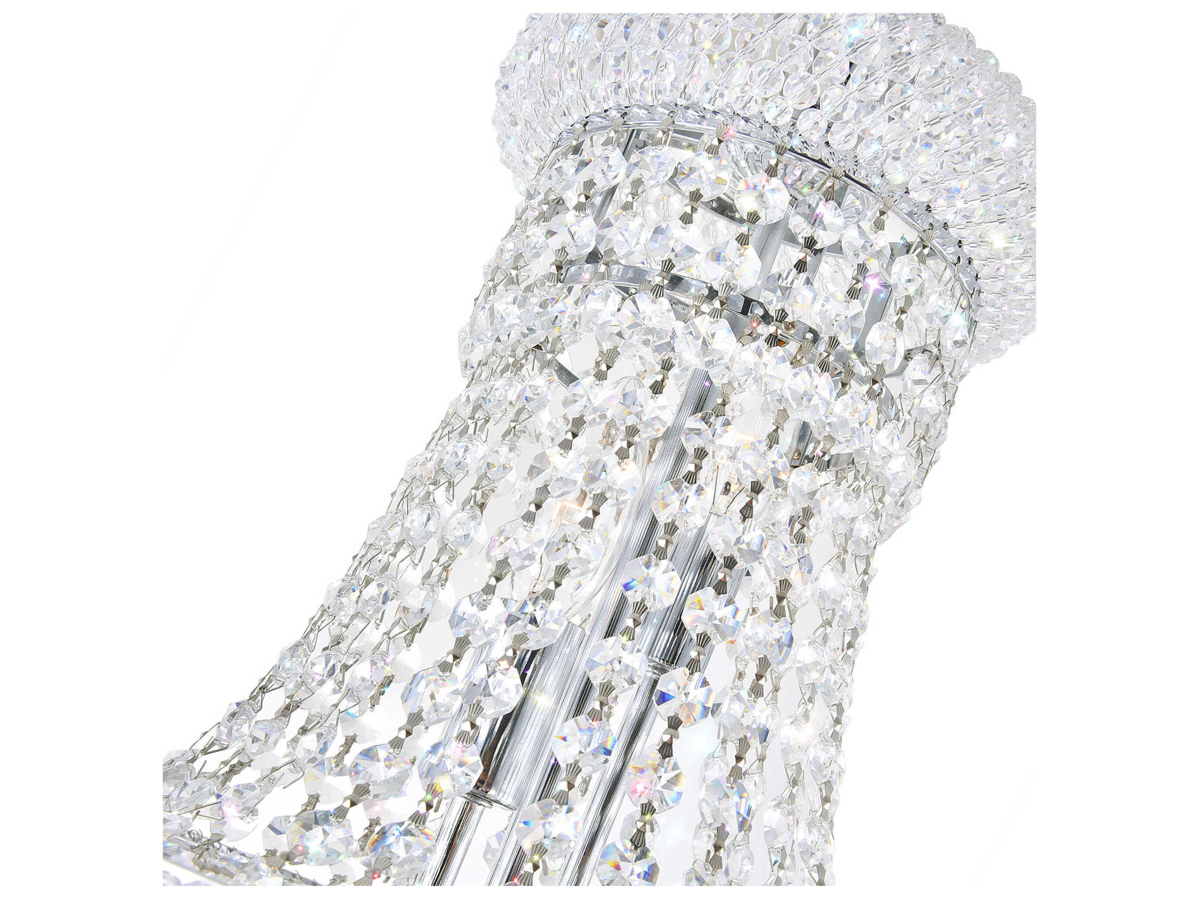 CWI Lighting Empire 18-Light Chrome Traditional Chandelier