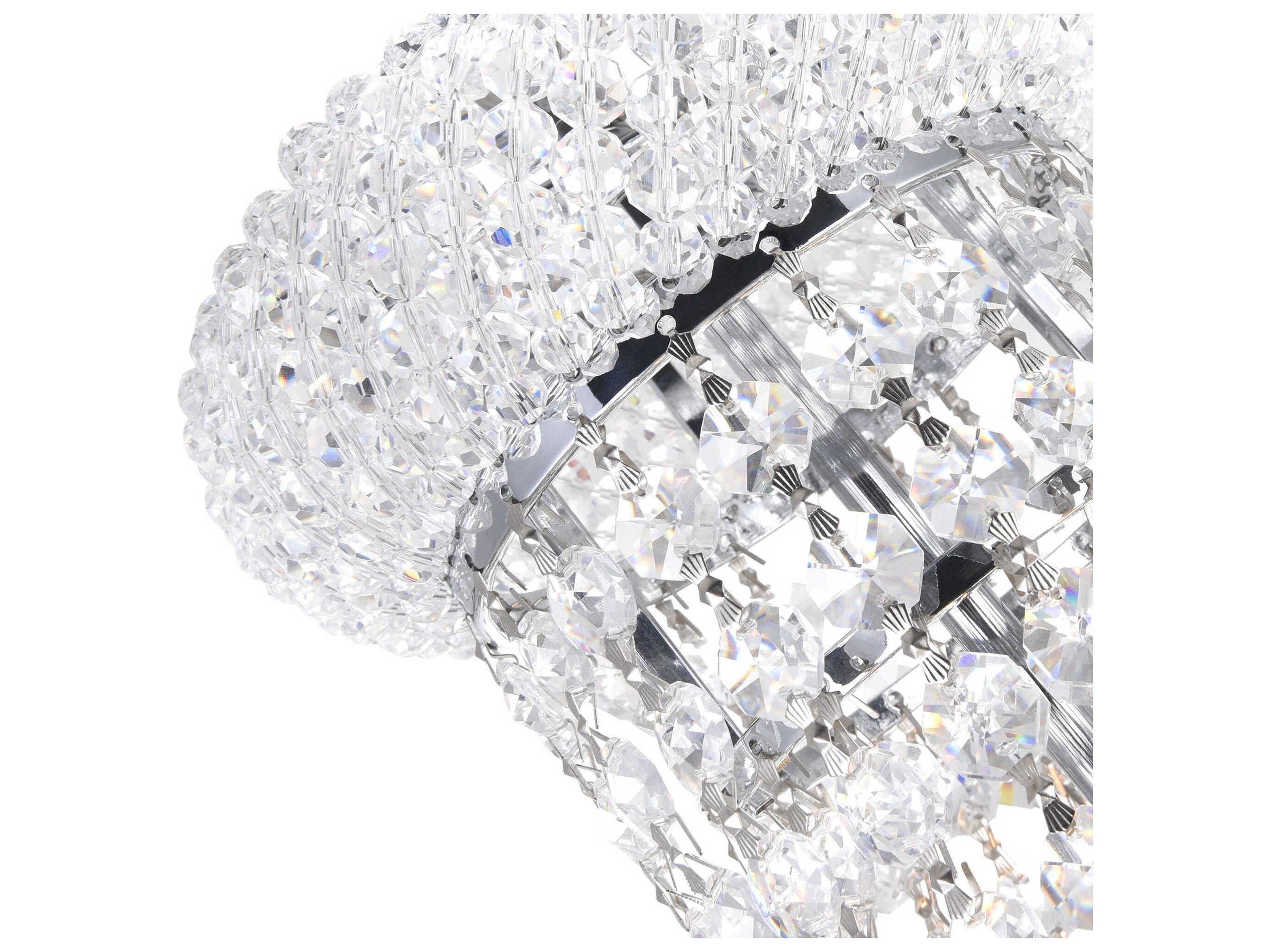 CWI Lighting Empire 34-Light Chrome Traditional Chandelier