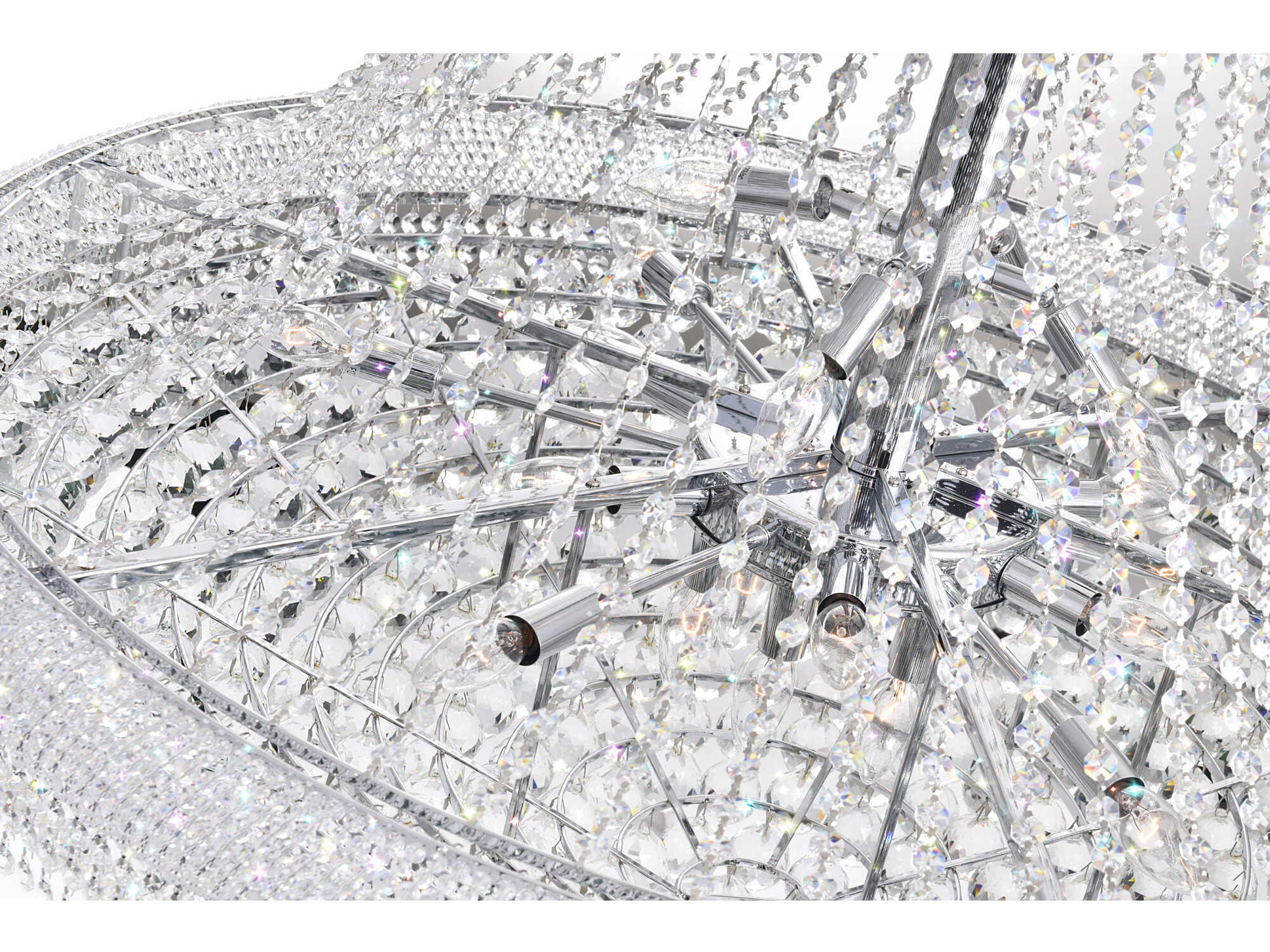 CWI Lighting Empire 38-Light Chrome Traditional Chandelier