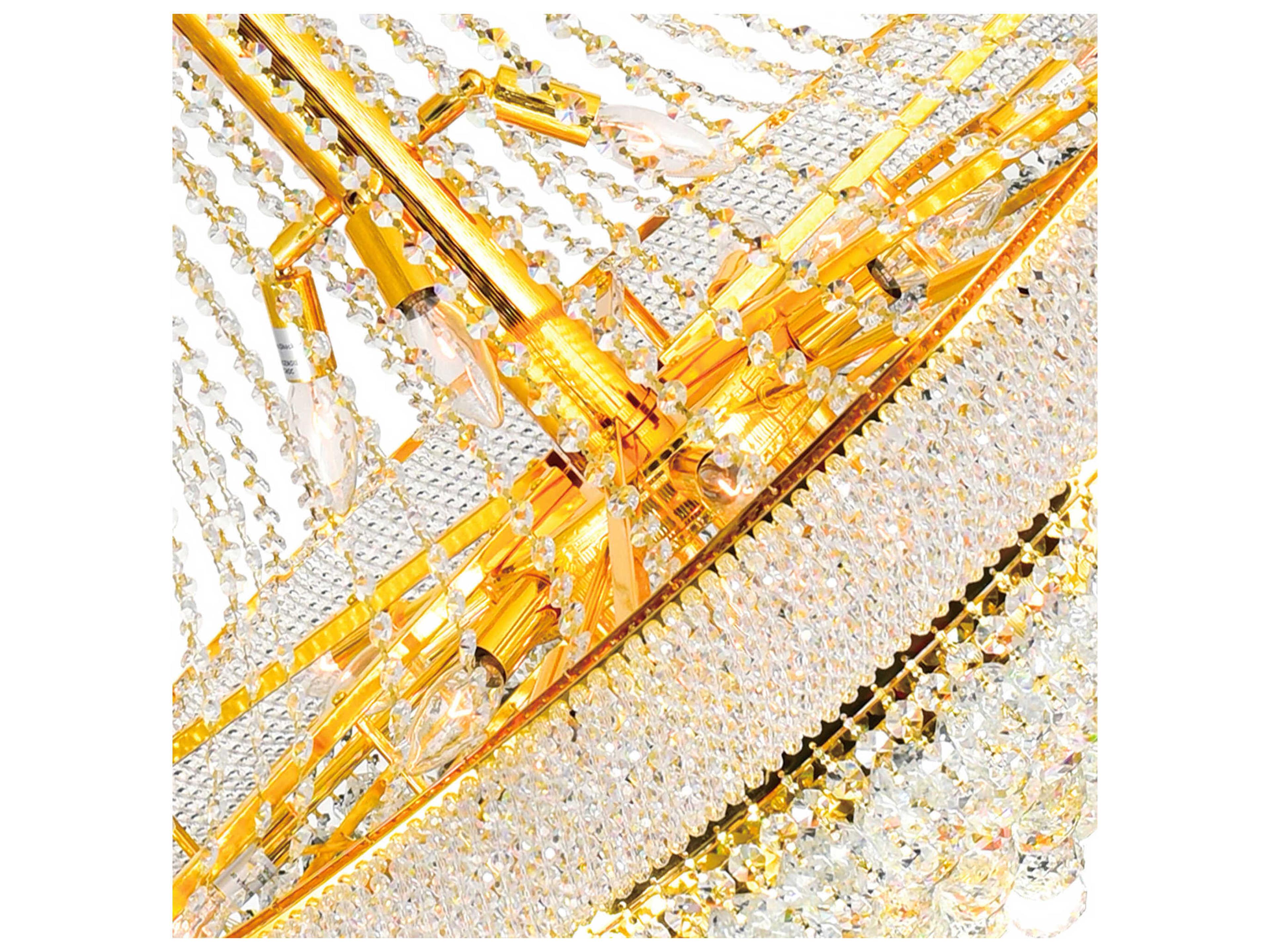 CWI Lighting Empire 38-Light Gold Traditional Chandelier
