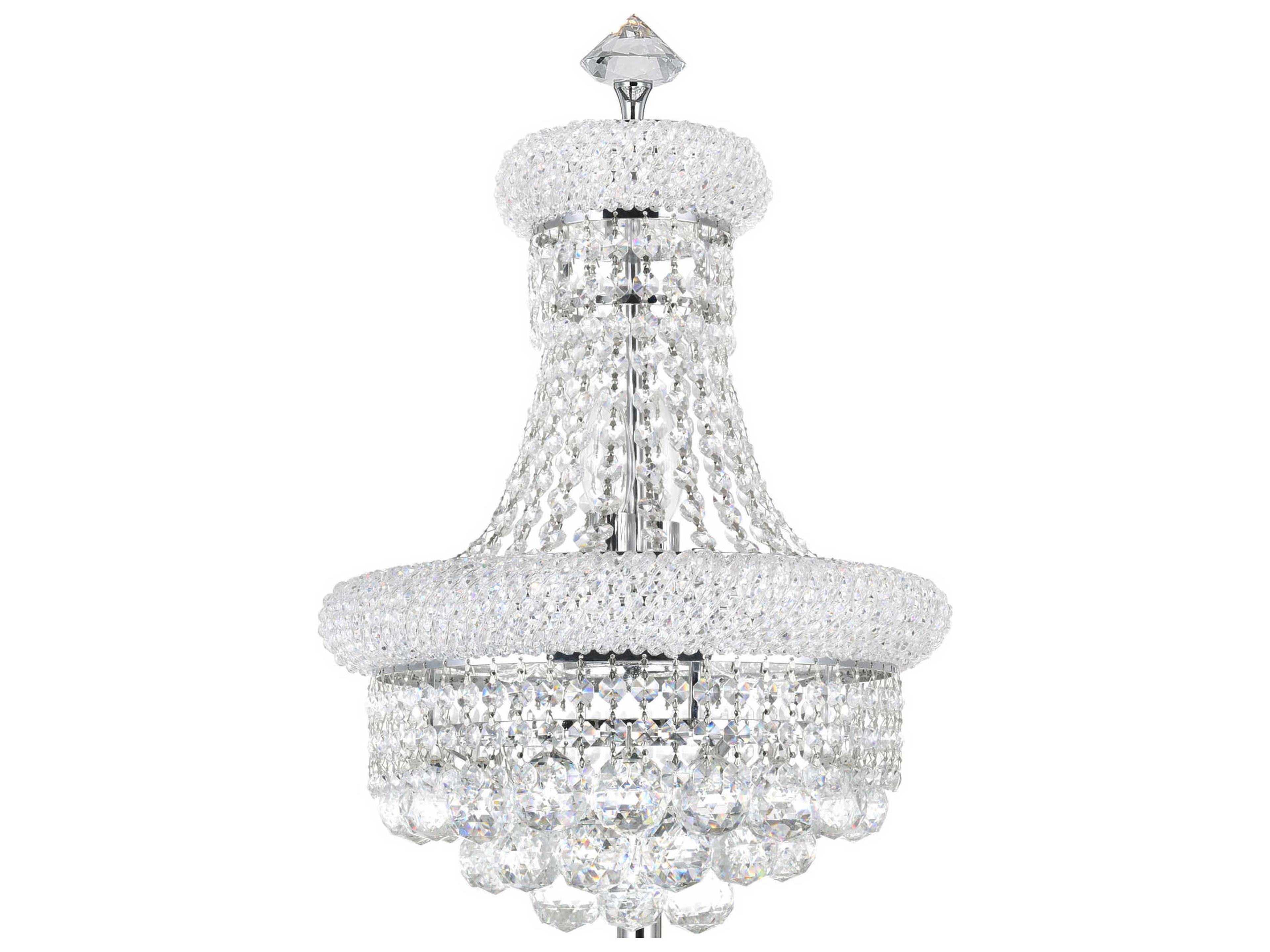 CWI Lighting Empire Chrome Traditional Buffet Lamp