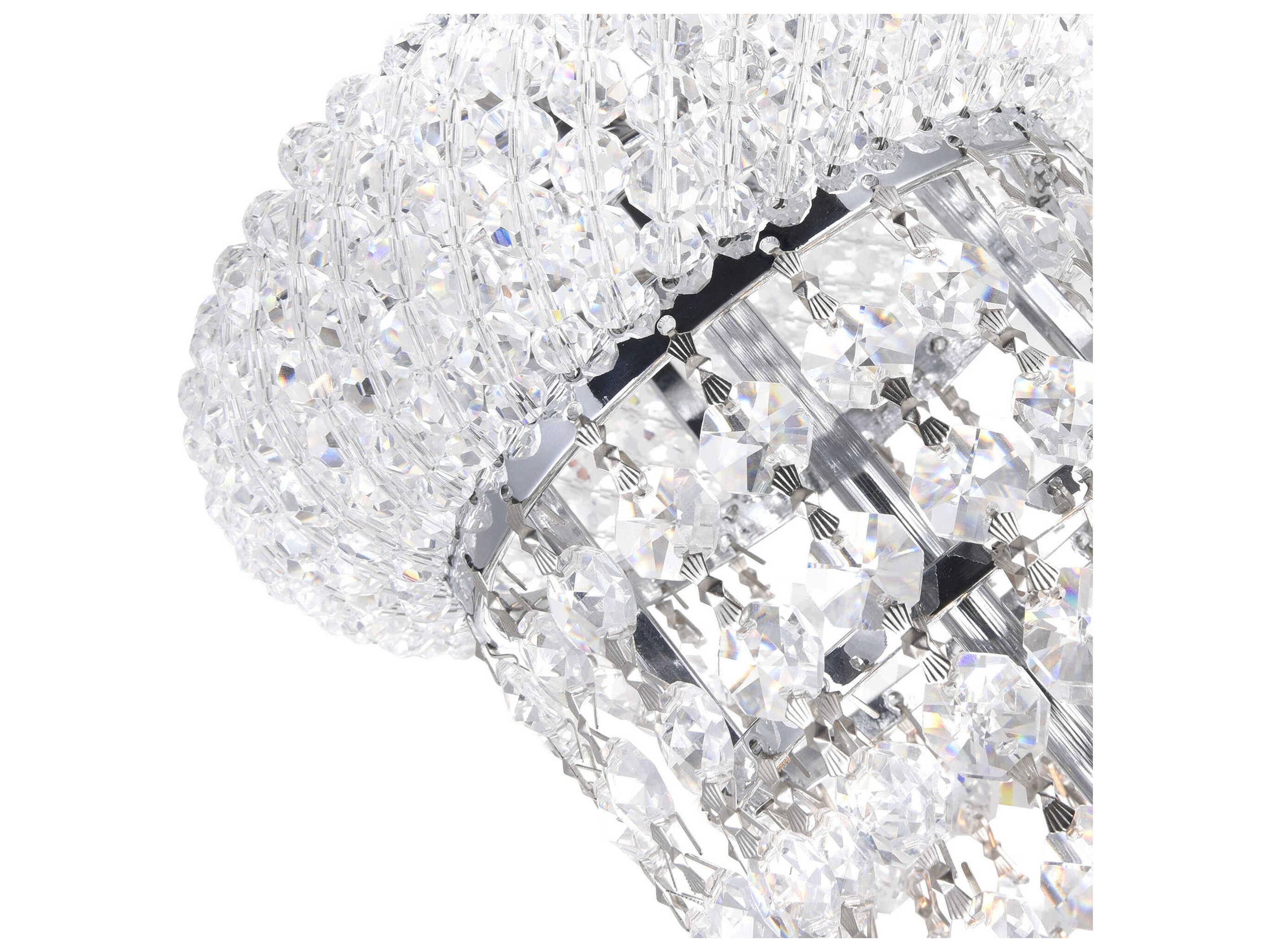 CWI Lighting Empire Chrome Traditional Buffet Lamp