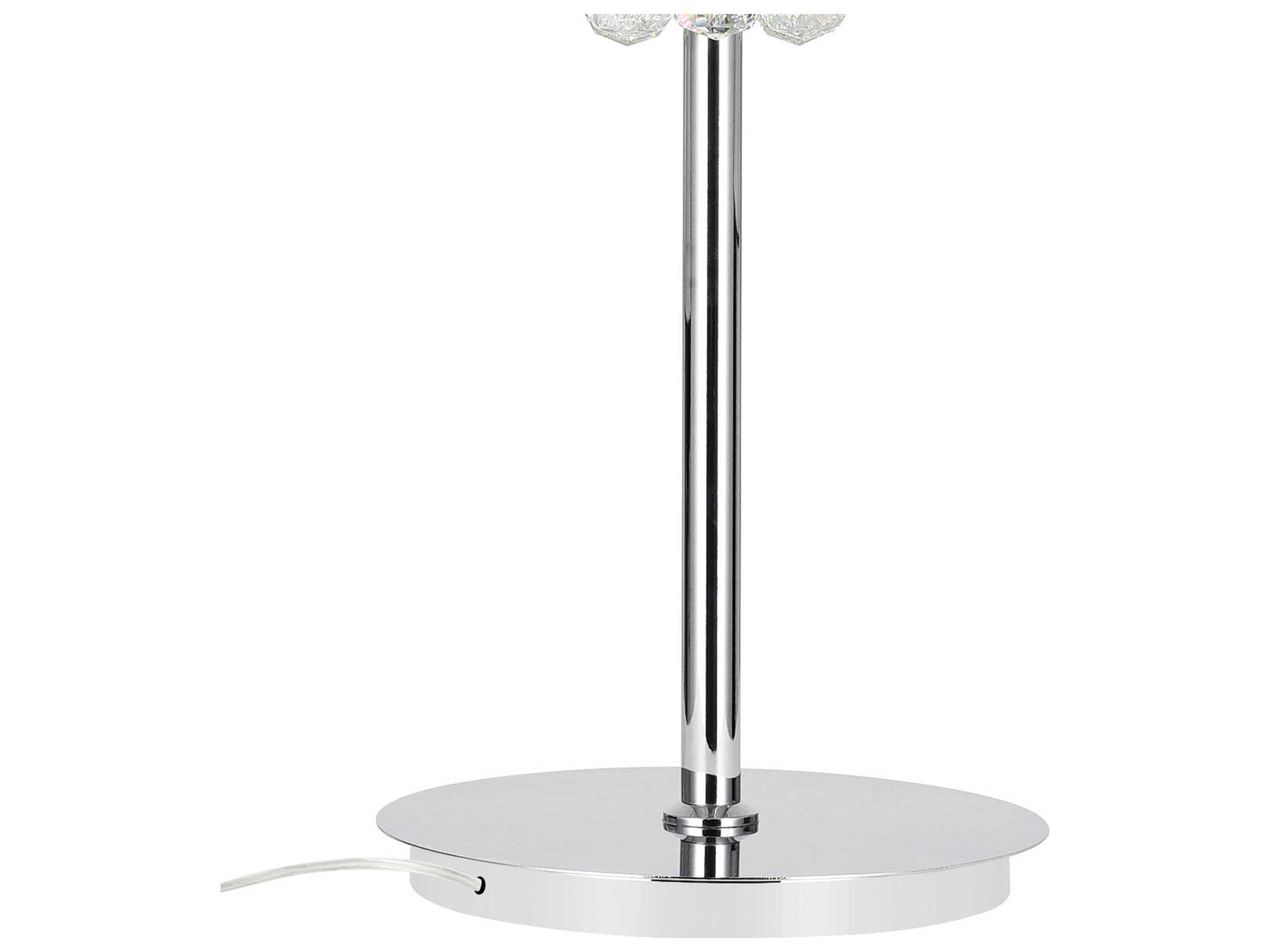 CWI Lighting Empire Chrome Traditional Buffet Lamp