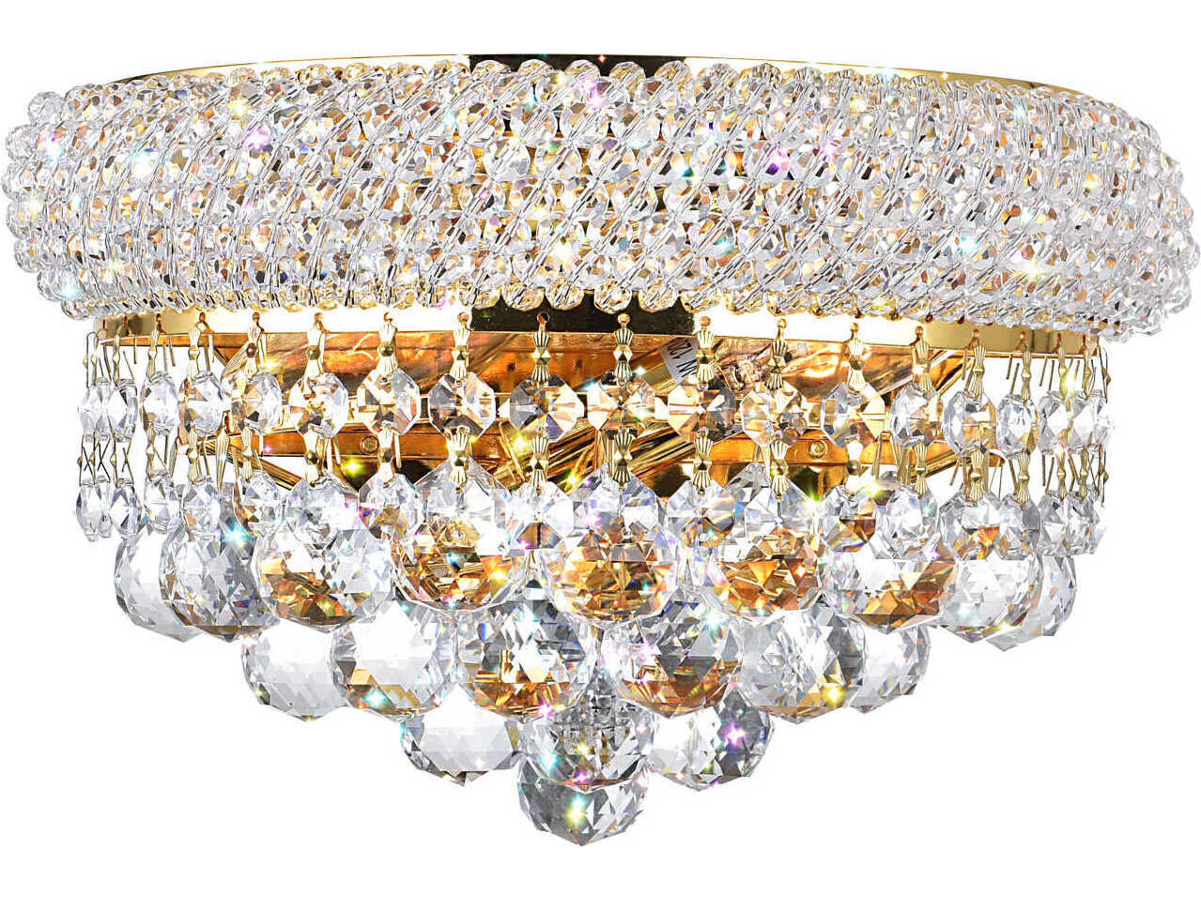 Empire 2-Light Gold Traditional Vanity Light