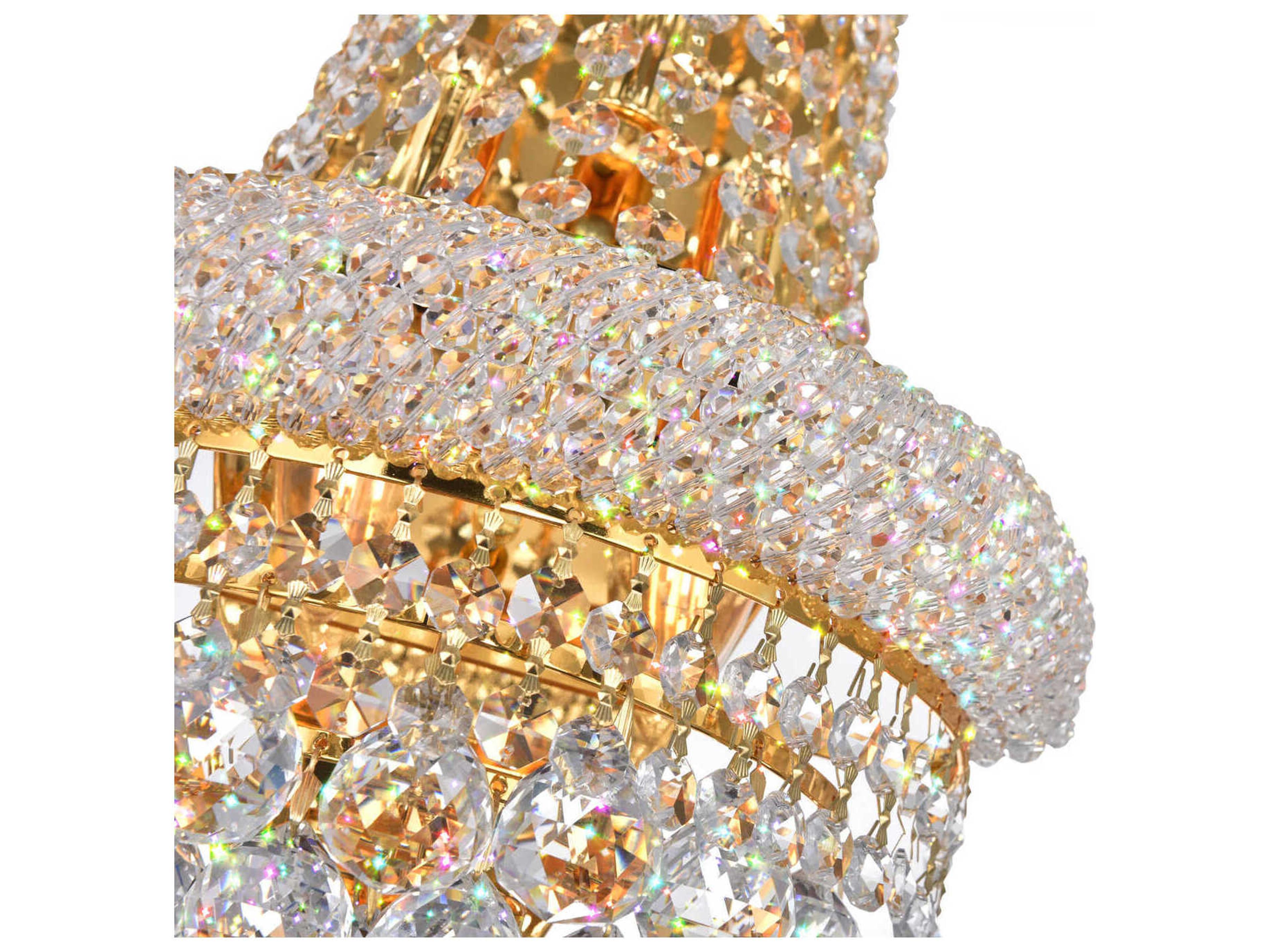 CWI Lighting Empire 3-Light Gold Traditional Vanity Light