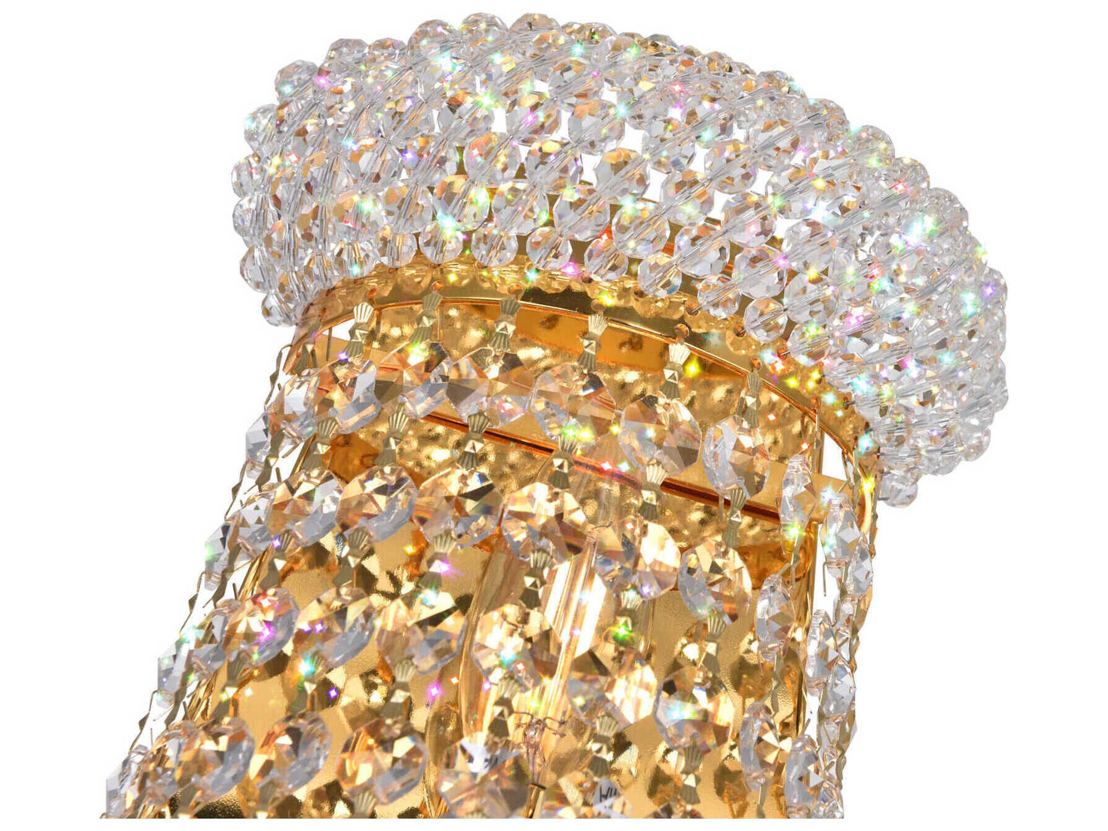 CWI Lighting Empire 3-Light Gold Traditional Vanity Light