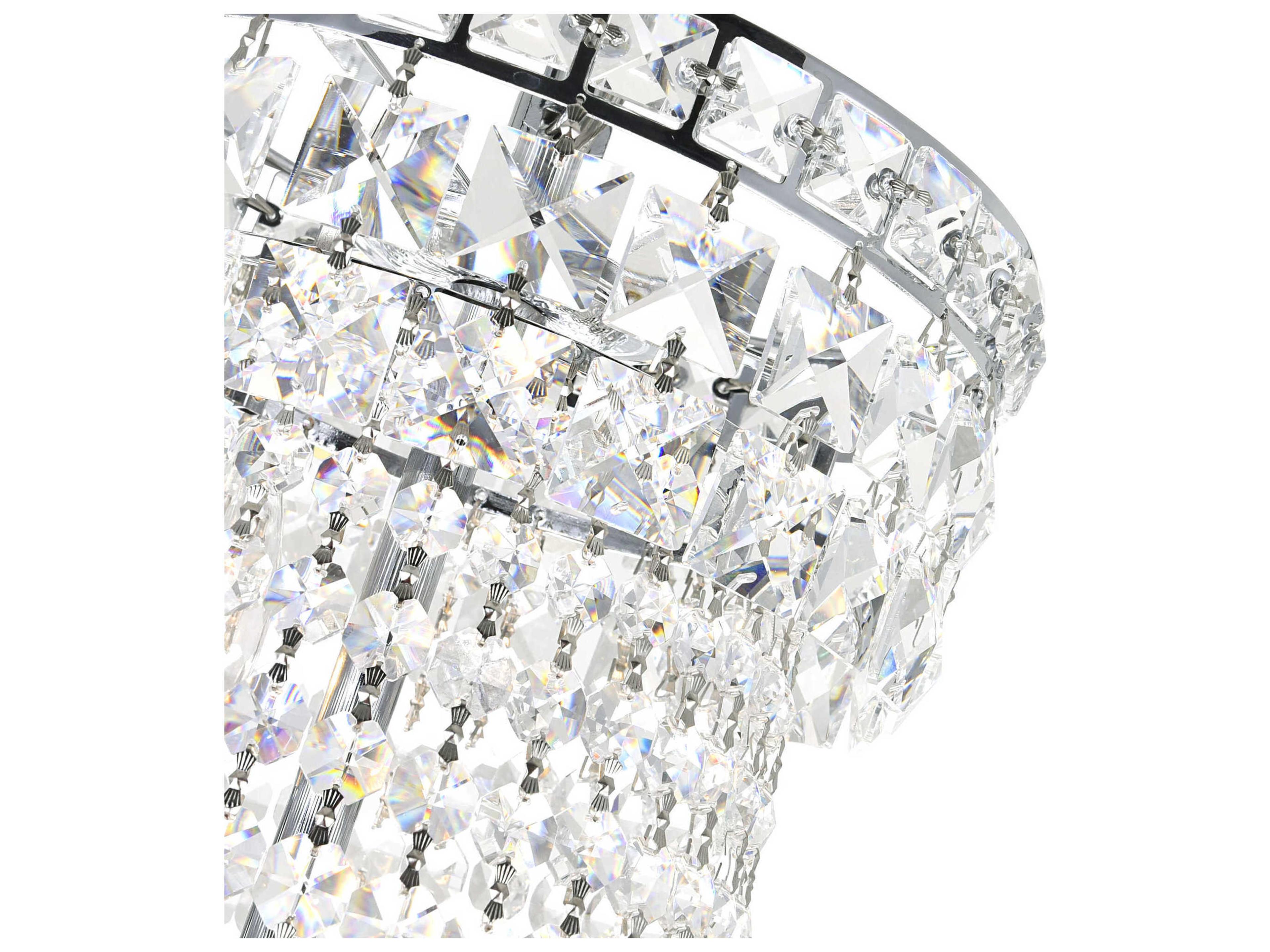 CWI Lighting Stefania 20-Light Chrome Traditional Empire Chandelier