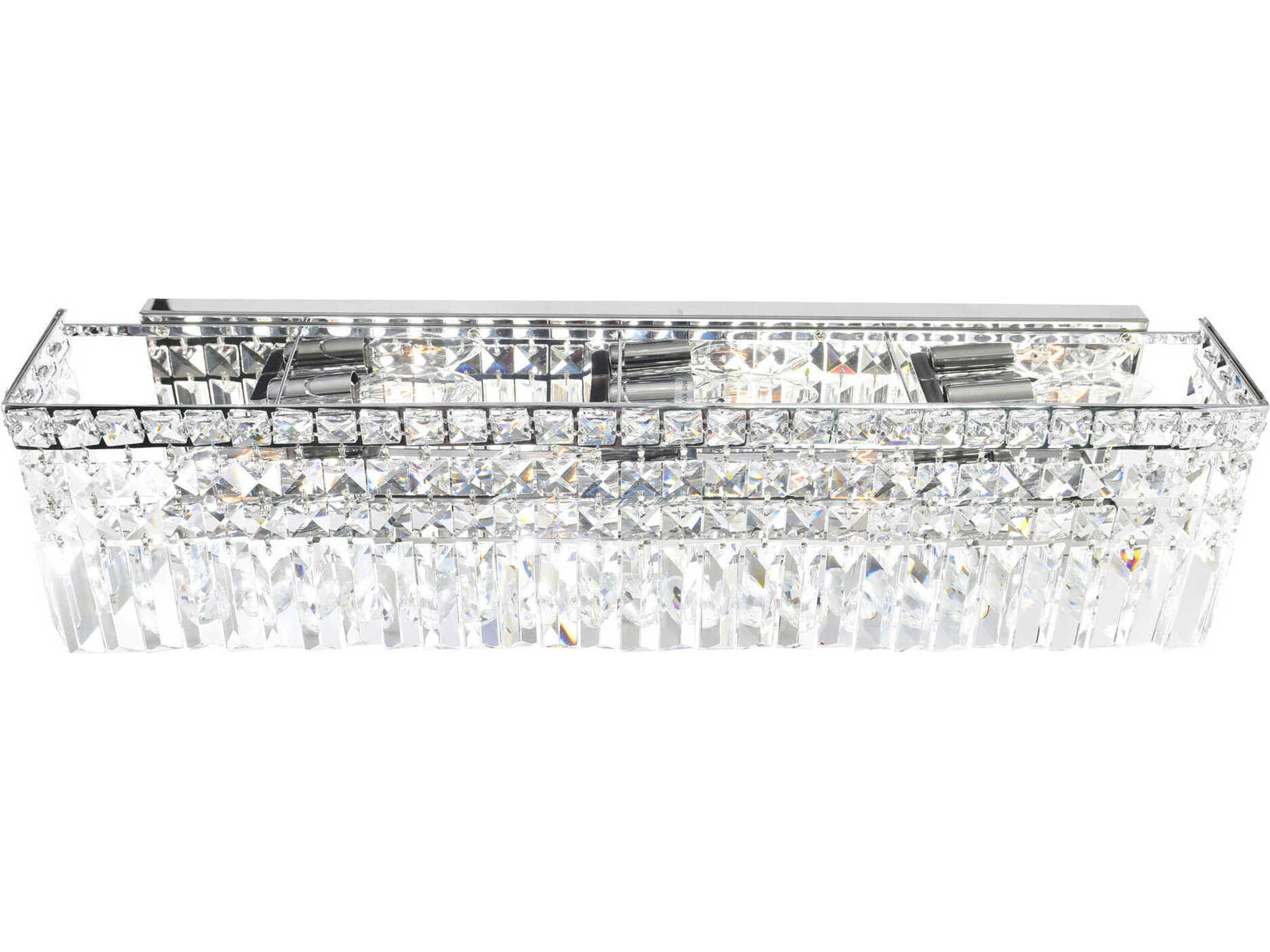CWI Lighting Colosseum 6-Light Chrome Vanity Light