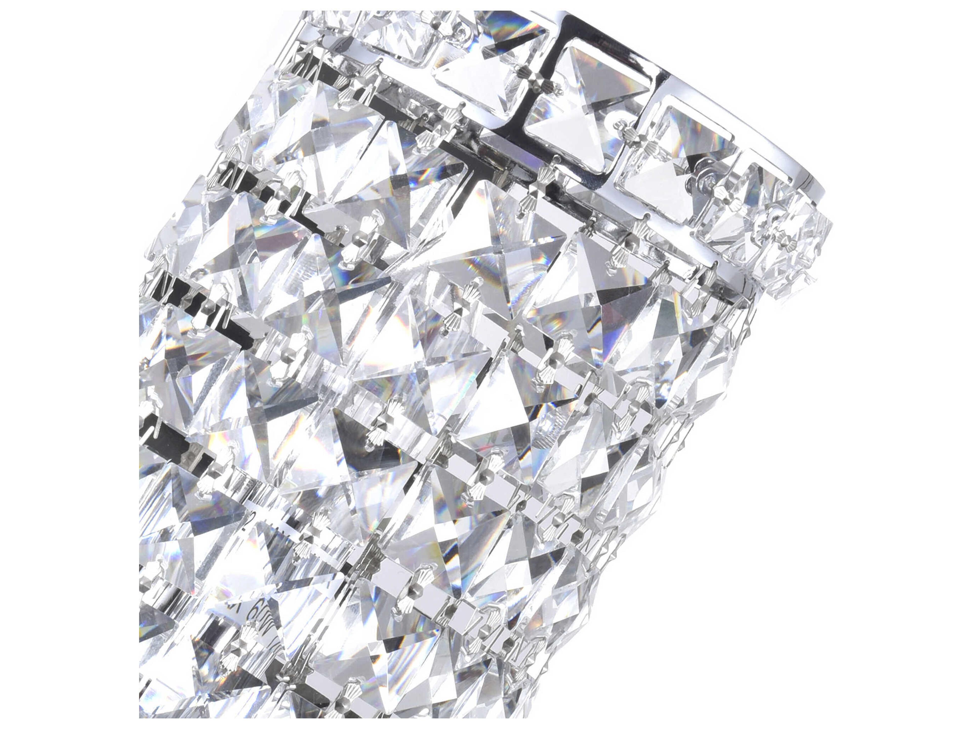 CWI Lighting Colosseum 2-Light Chrome Vanity Light