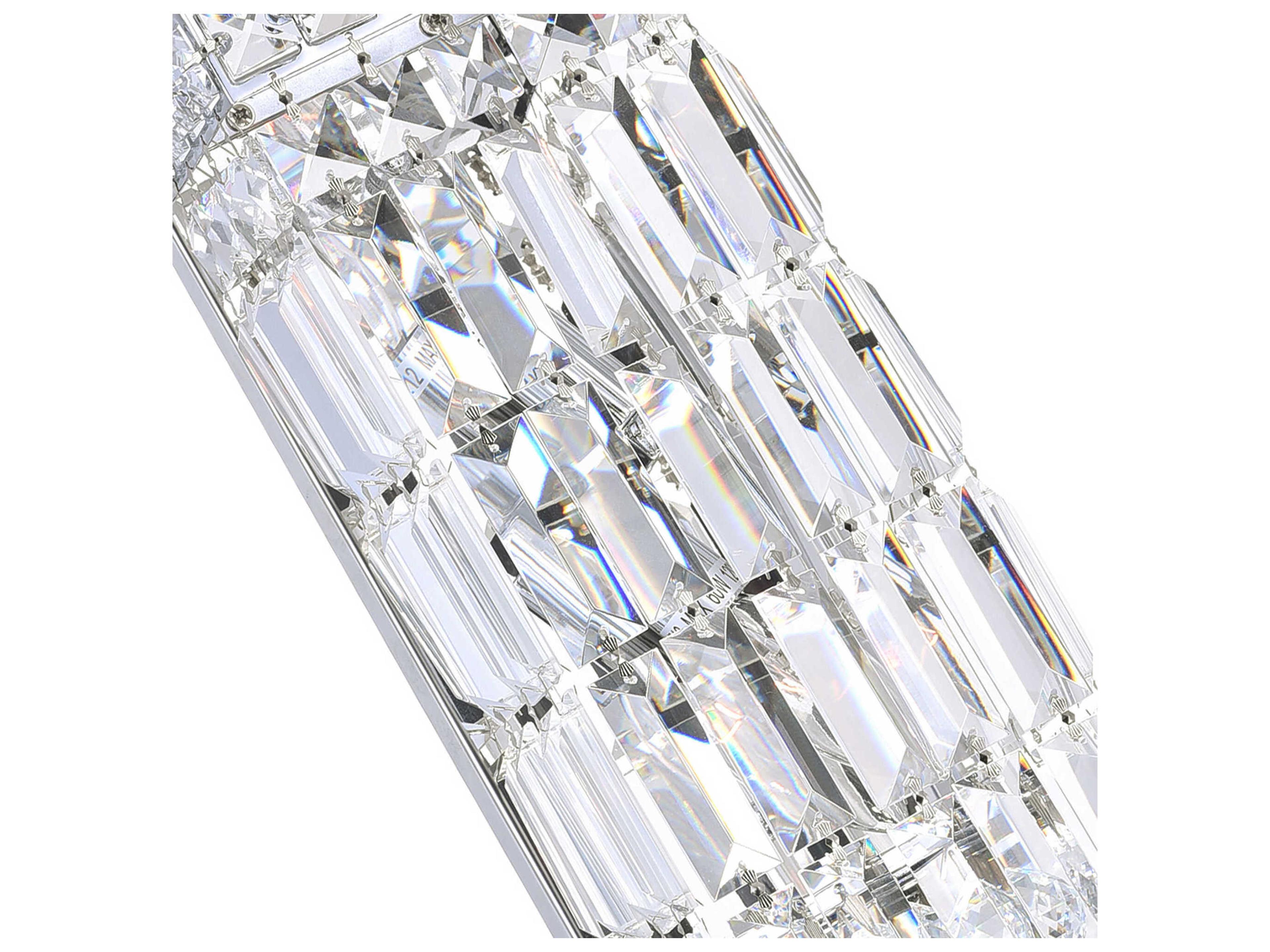 CWI Lighting Colosseum 2-Light Chrome Vanity Light