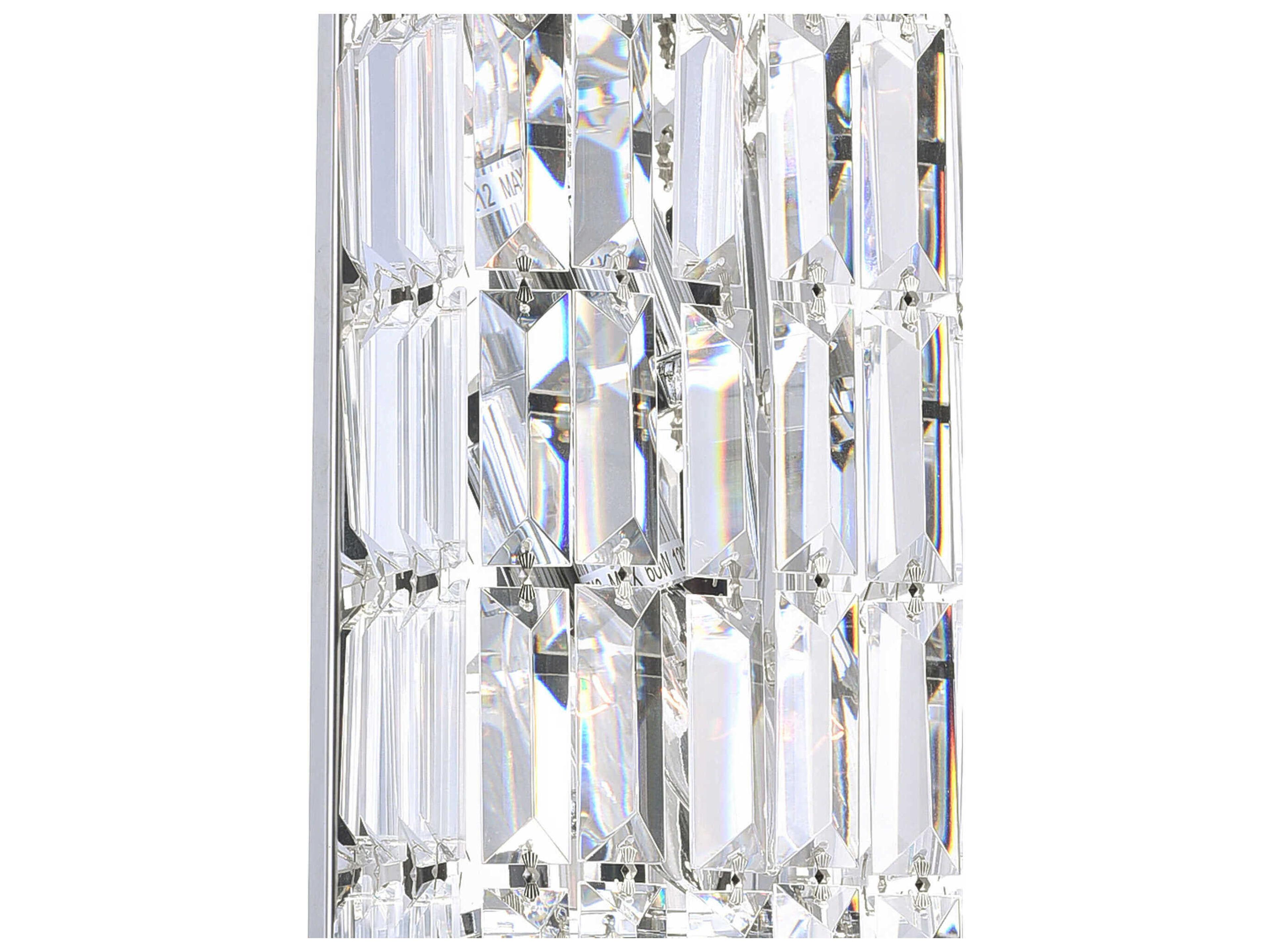 CWI Lighting Colosseum 2-Light Chrome Vanity Light