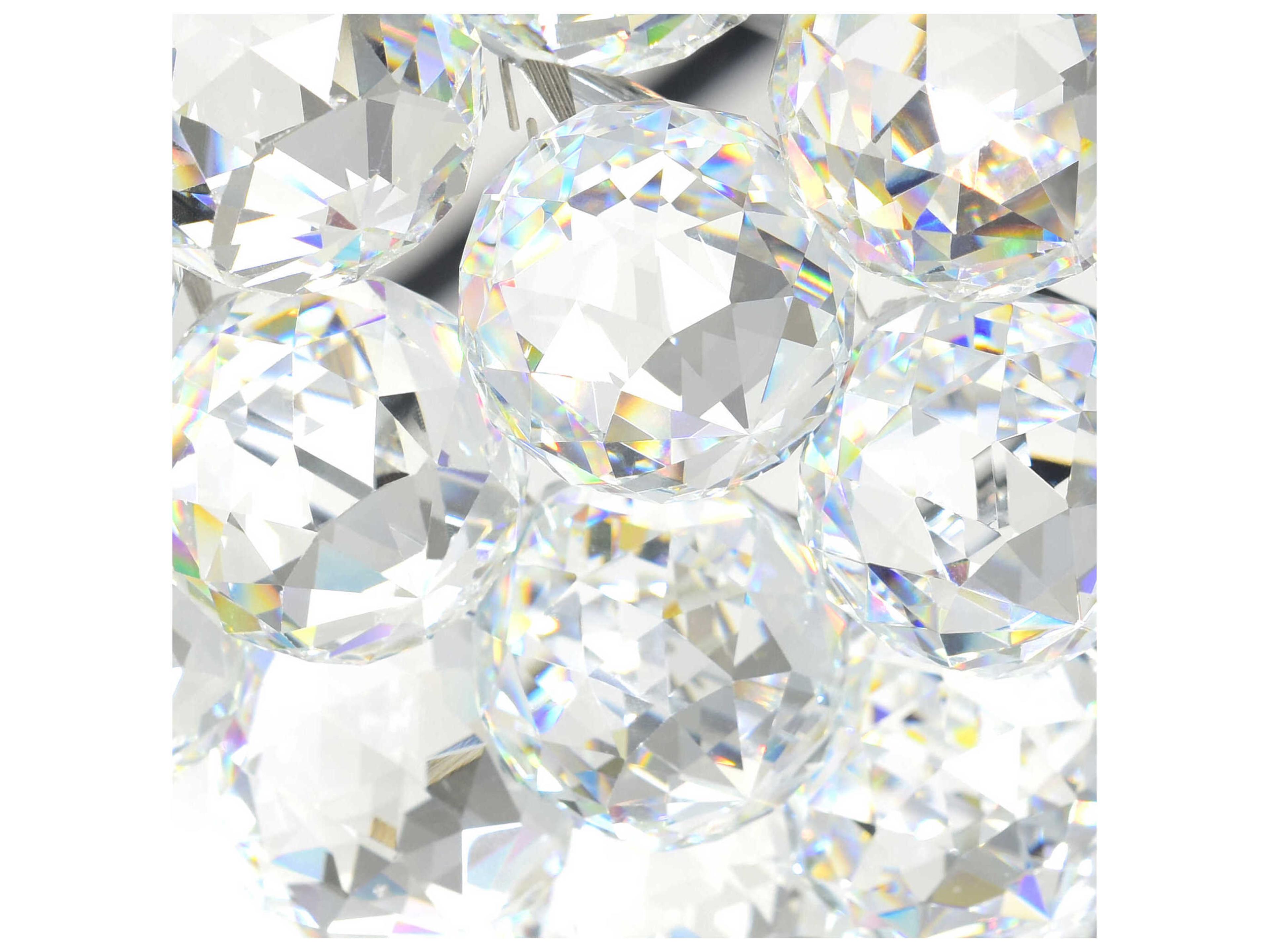 CWI Lighting Princess 3-Light Chrome Traditional Semi Flush Mount