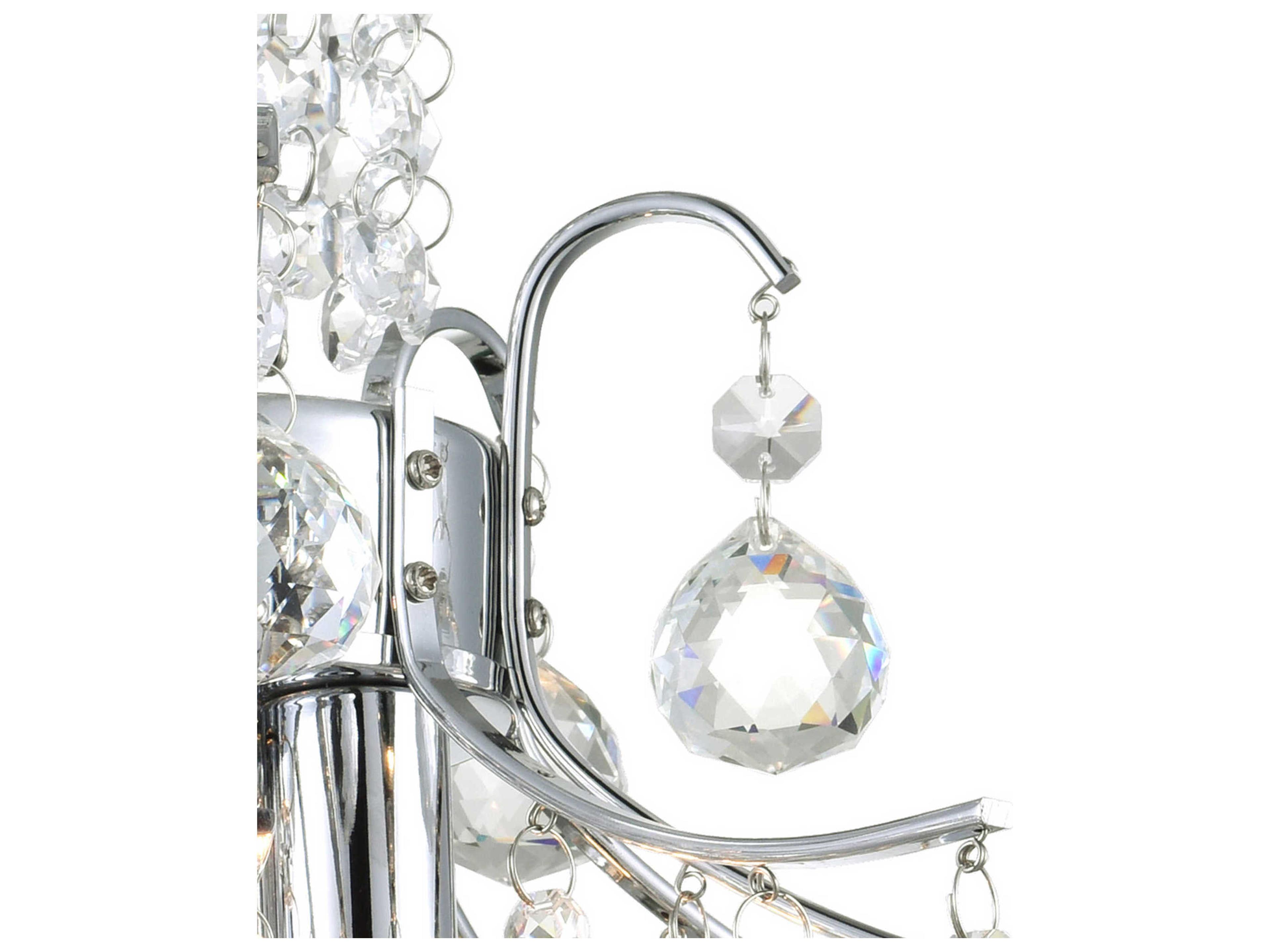 CWI Lighting Princess 3-Light Chrome Traditional Chandelier