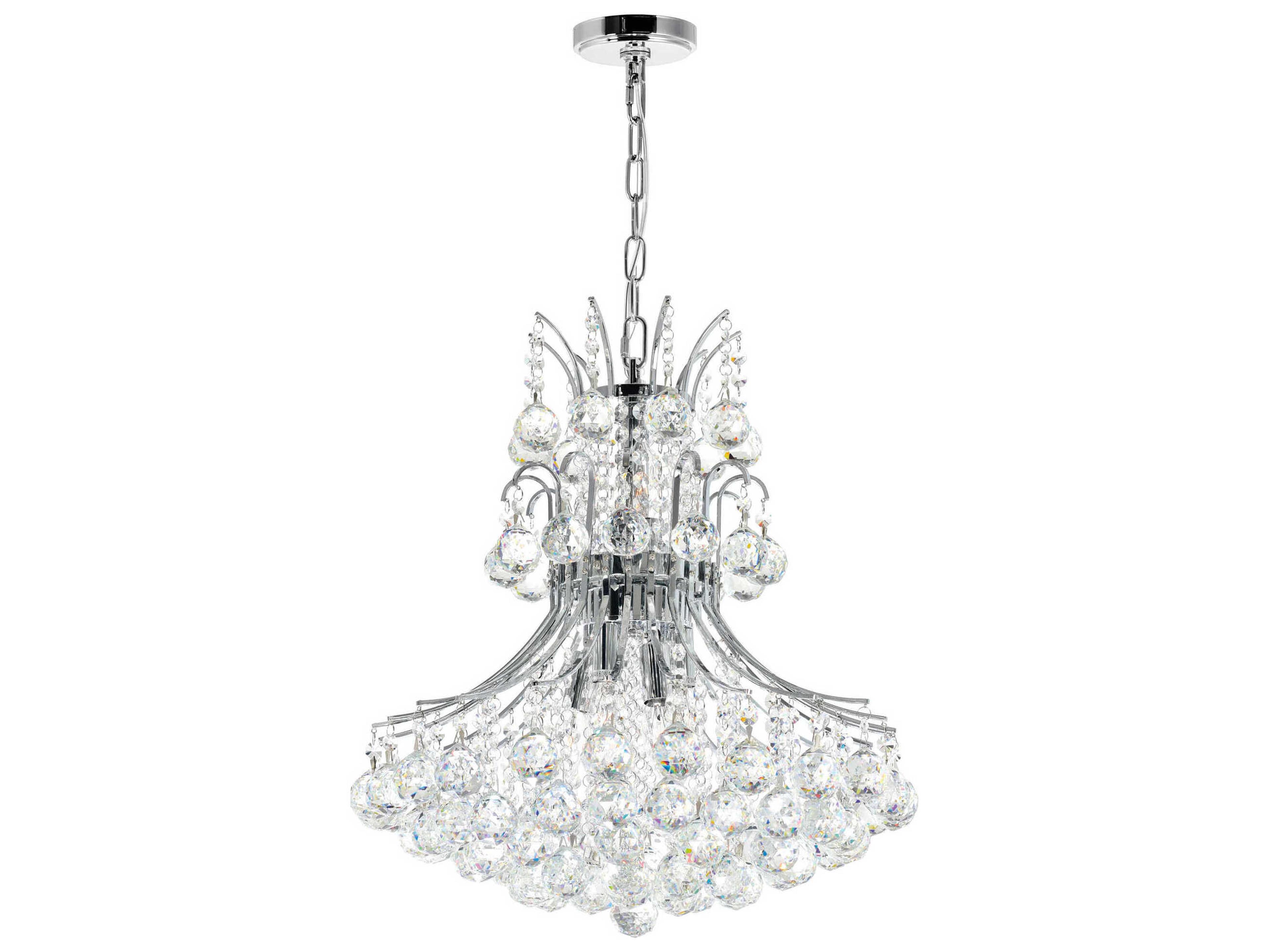 Princess 8-Light Chrome Traditional Chandelier