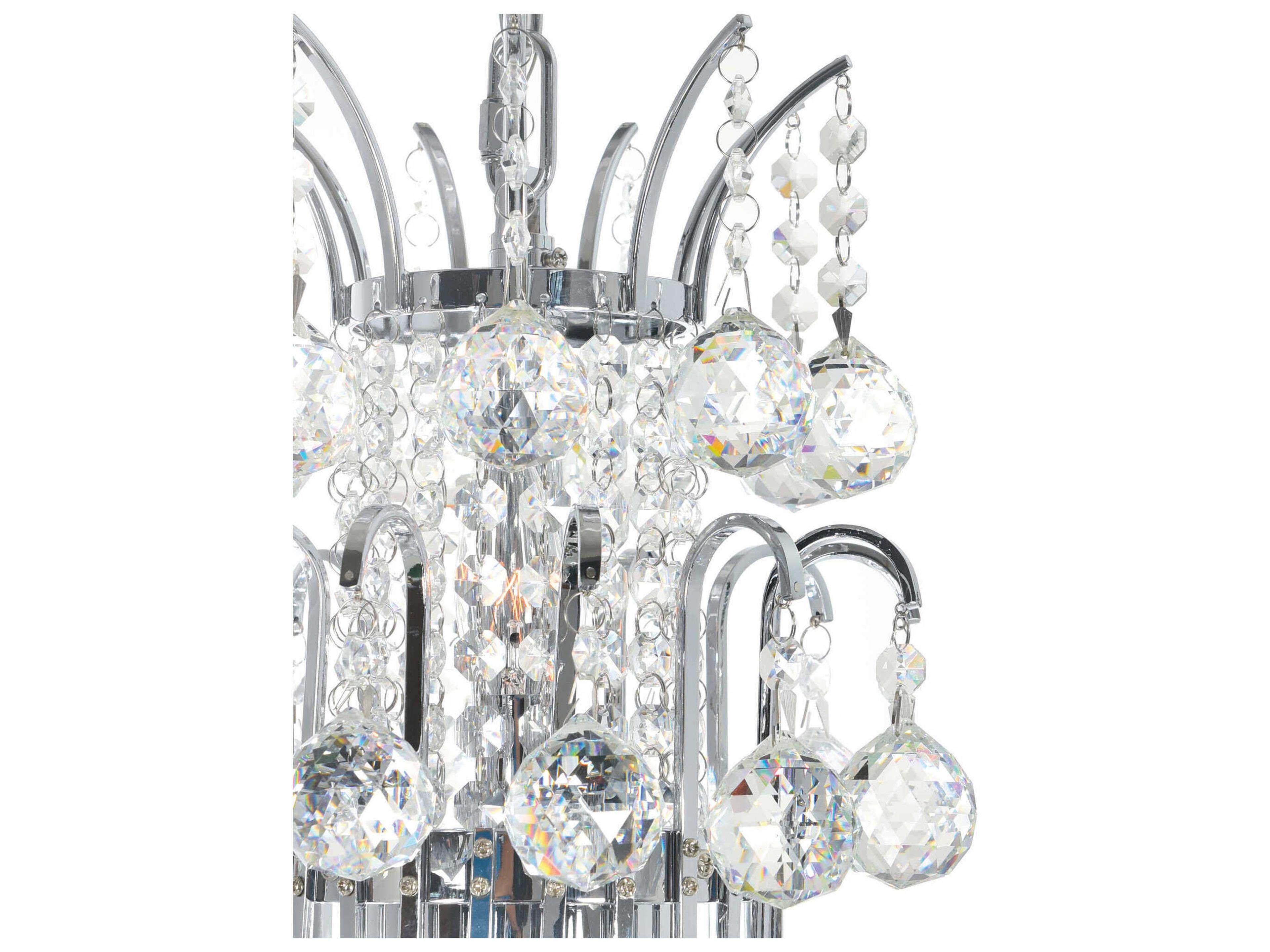 CWI Lighting Princess 8-Light Chrome Traditional Chandelier