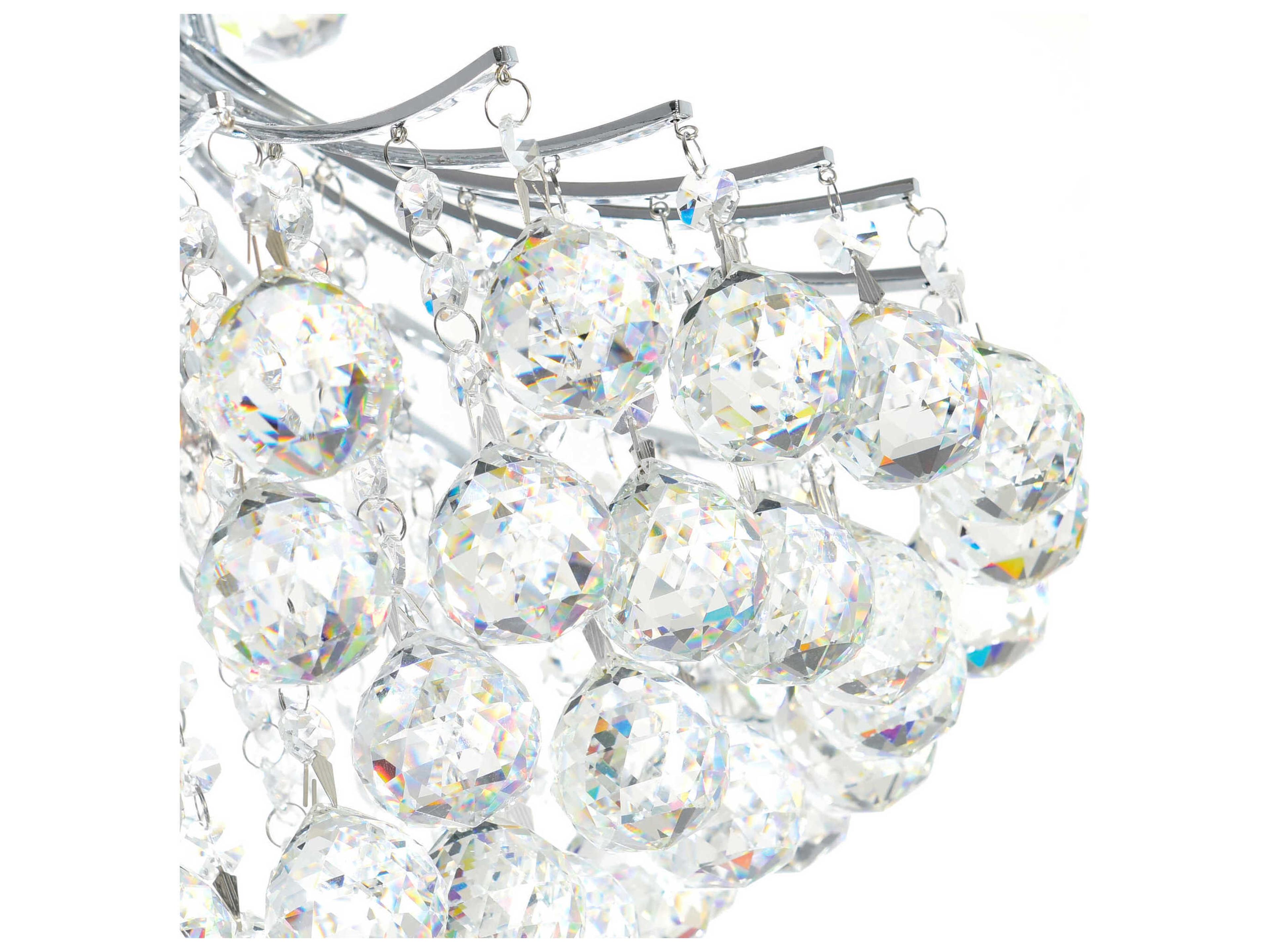 CWI Lighting Princess 8-Light Chrome Traditional Chandelier