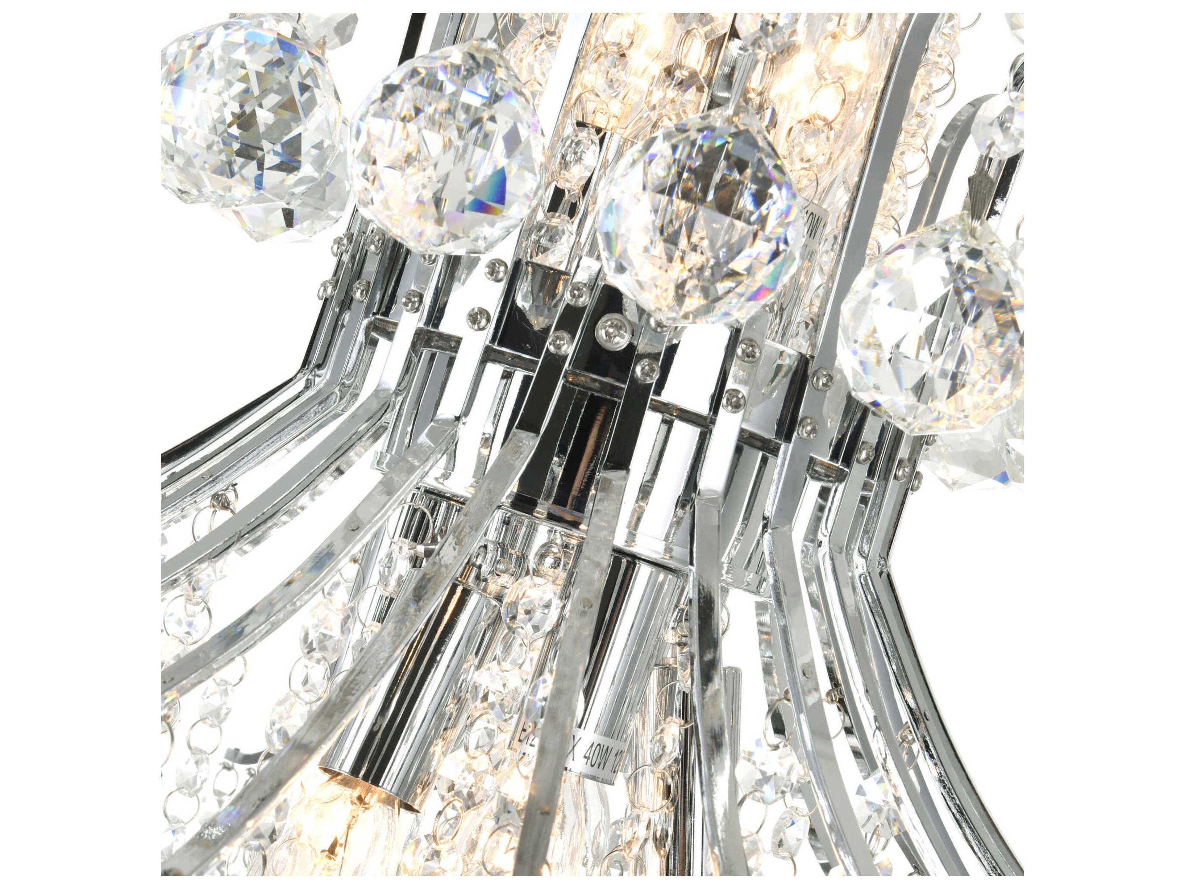CWI Lighting Princess 10-Light Chrome Traditional Chandelier