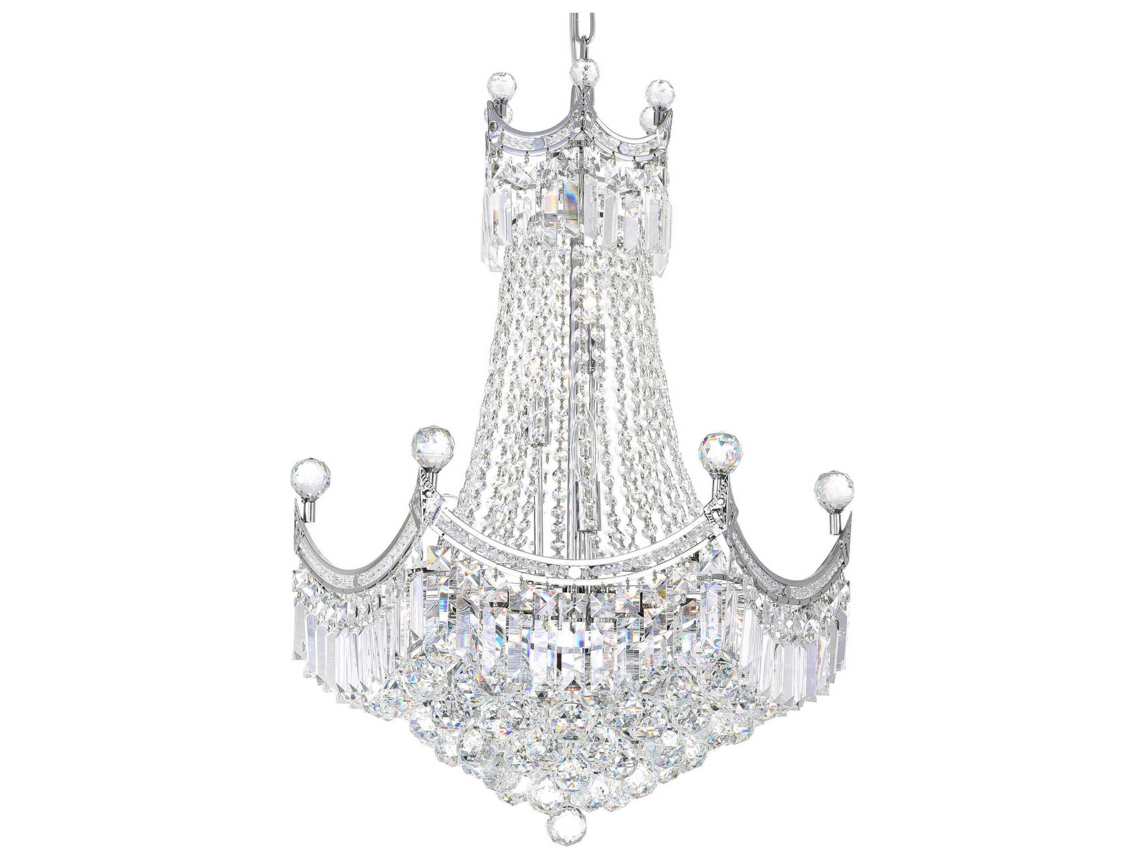CWI Lighting Amanda 11-Light Chrome Traditional Chandelier