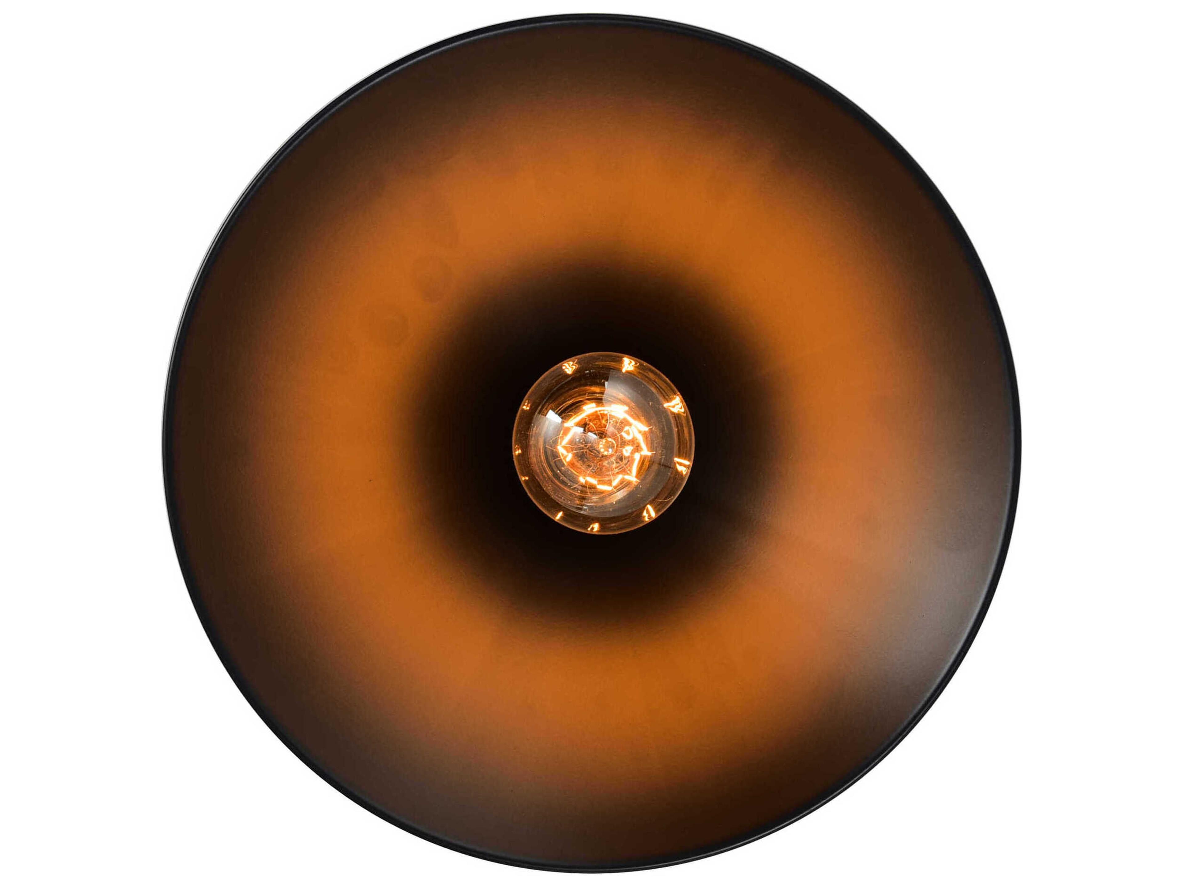 CWI Lighting Brave 1-Light Black Pendant