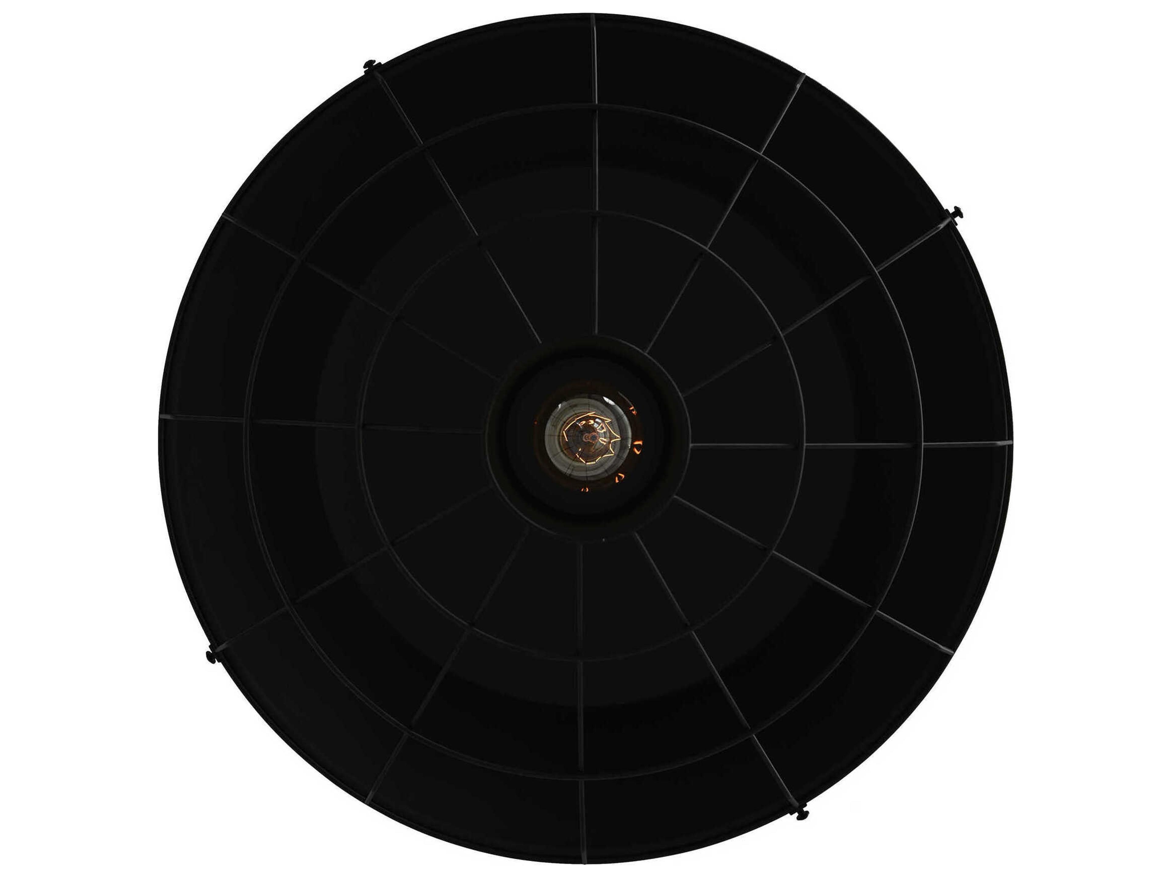 CWI Lighting Morgan 1-Light Black Pendant