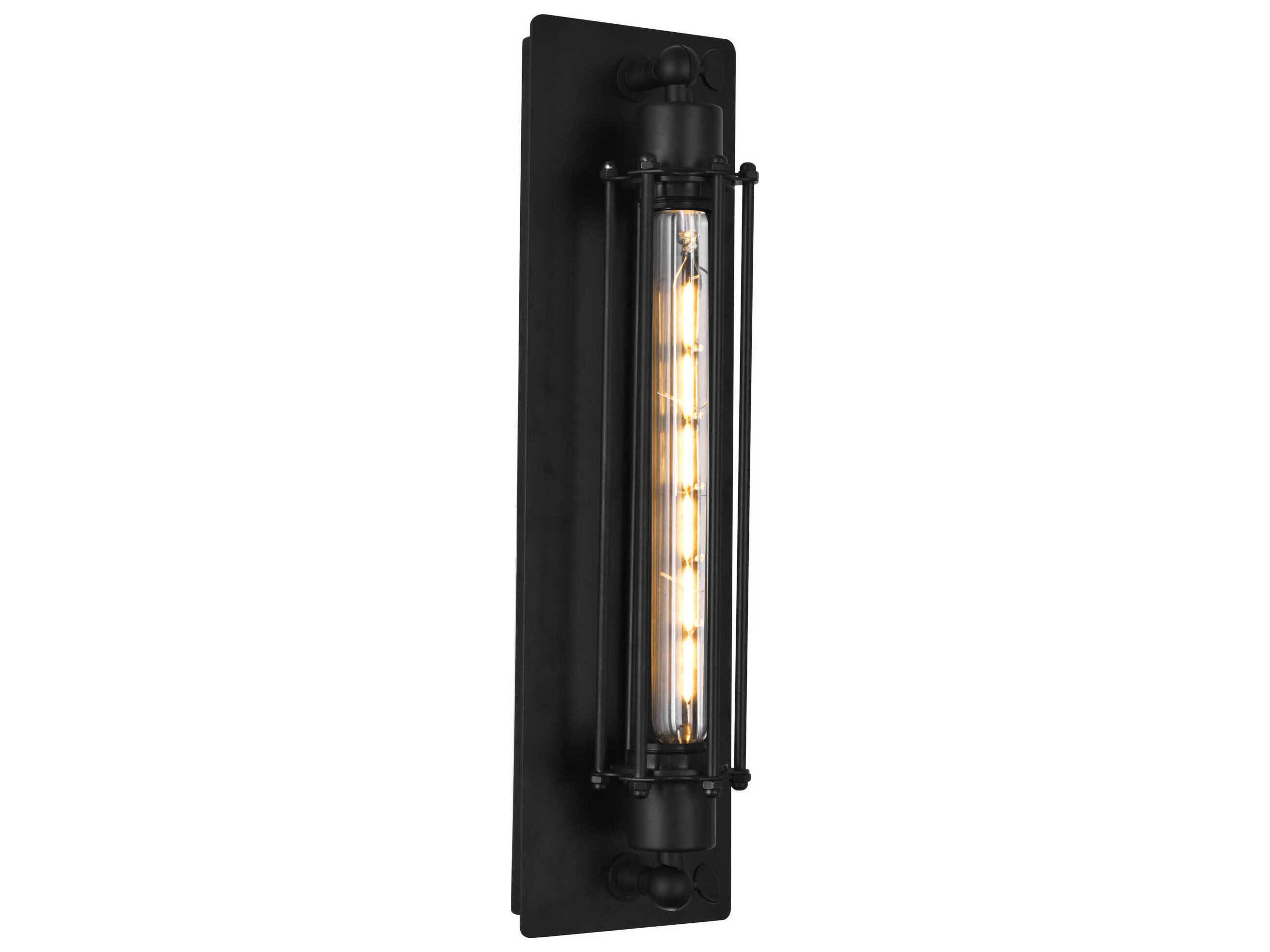 CWI Lighting Kiera 1-Light Black Wall Sconce
