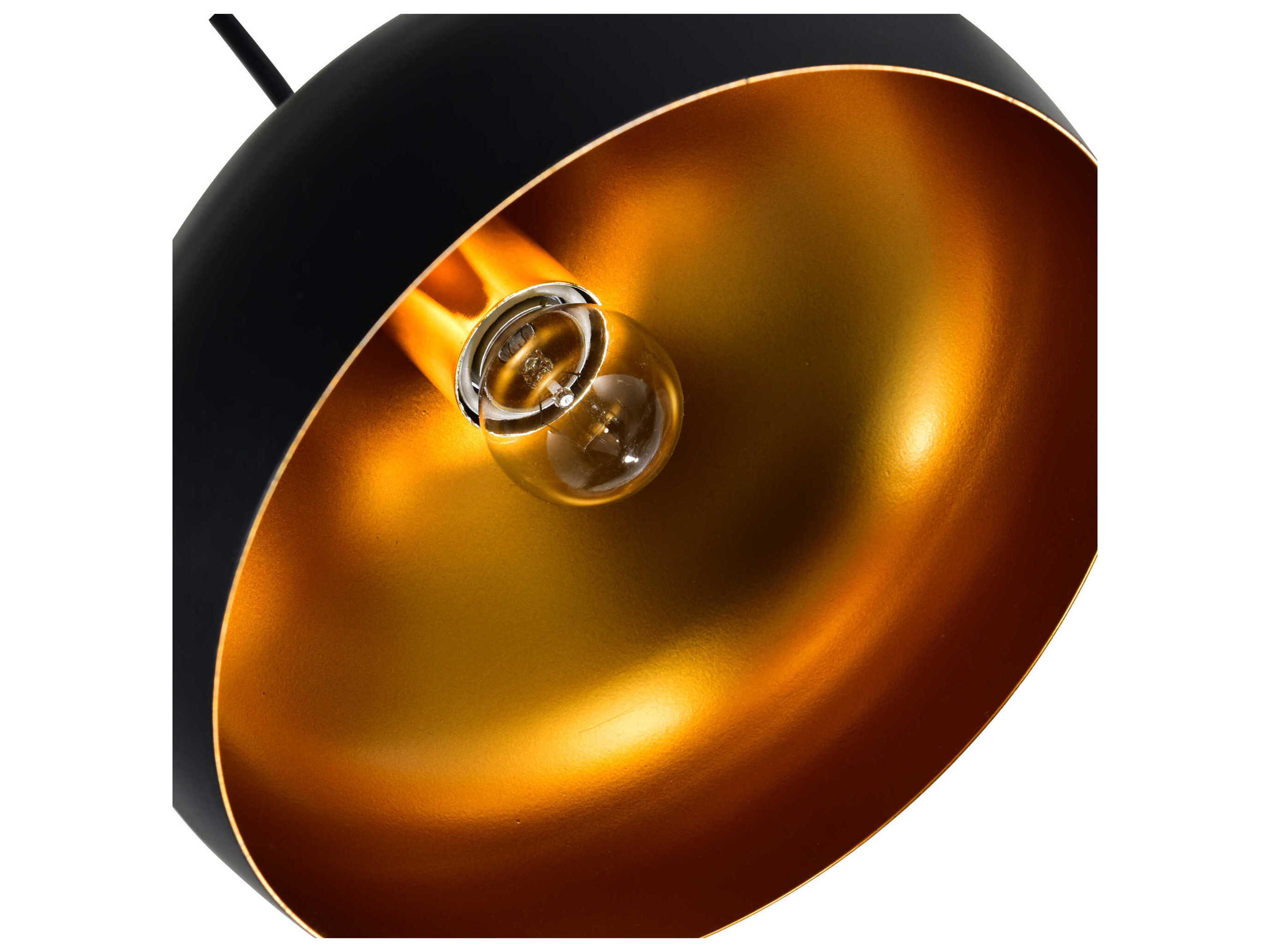 CWI Lighting Dynamic 1-Light Black Pendant