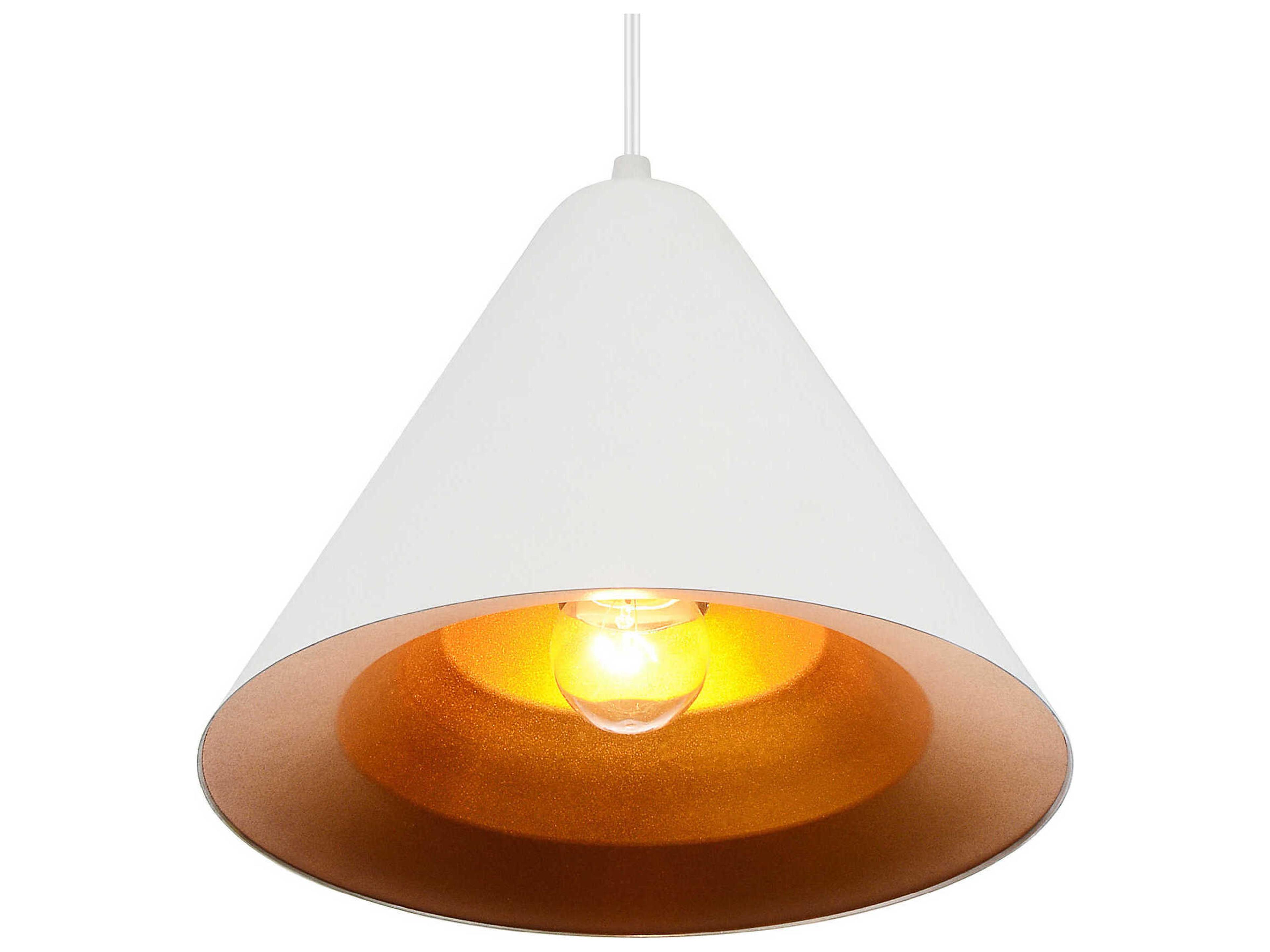 CWI Lighting Keila 1-Light Matte White Mini Pendant