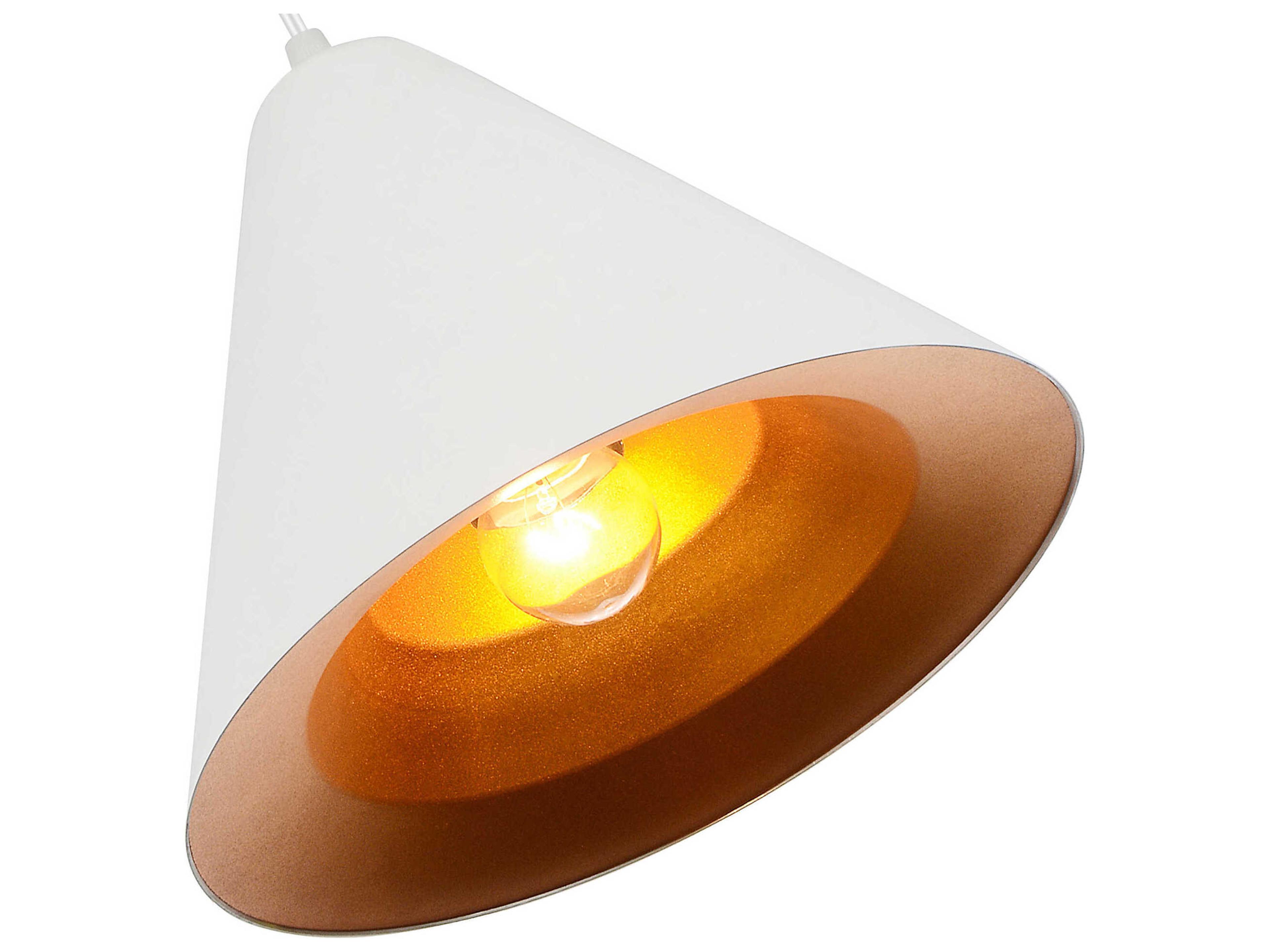 CWI Lighting Keila 1-Light Matte White Mini Pendant