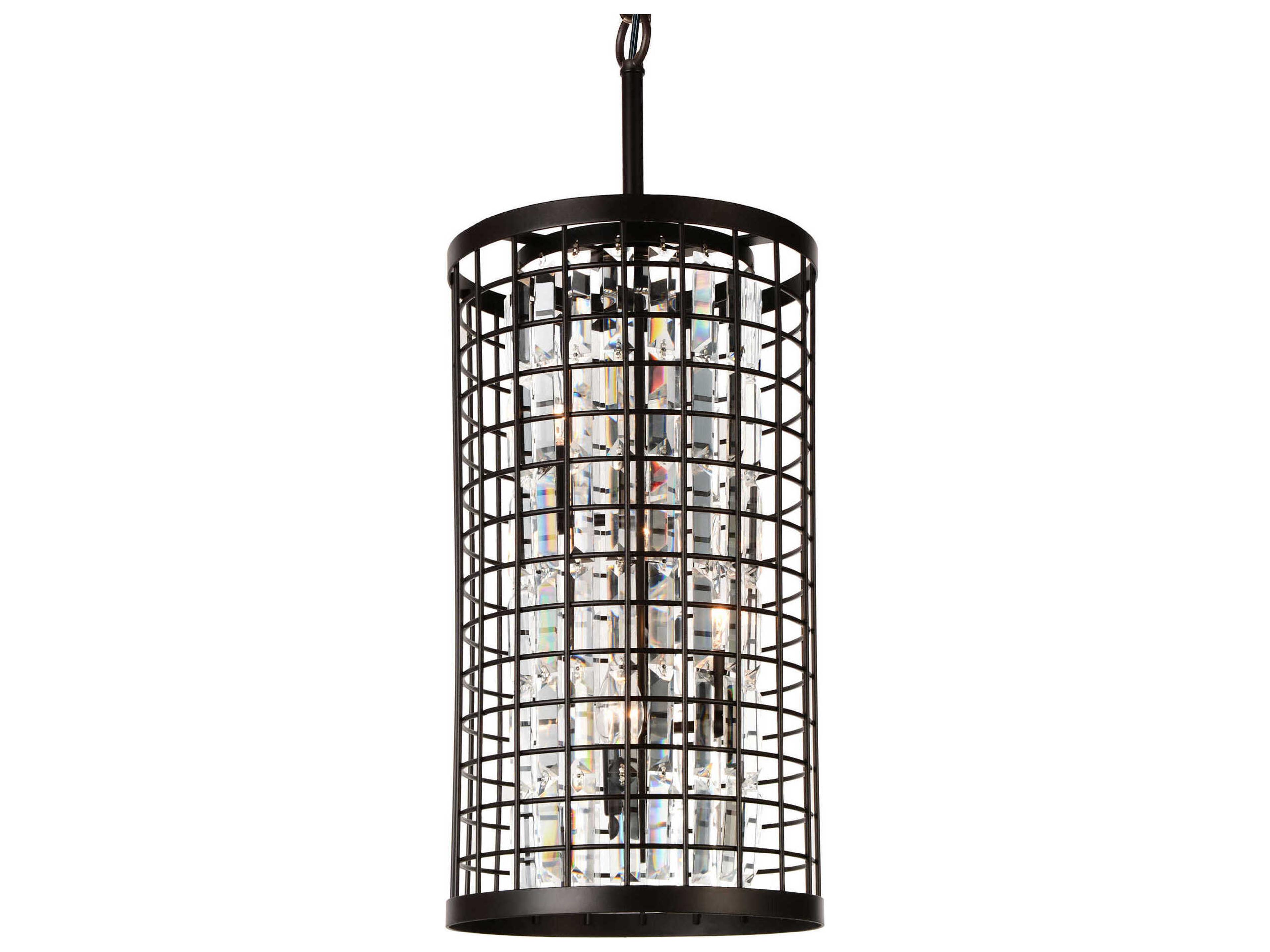 CWI Lighting Meghna 4-Light Brown Mini Pendant
