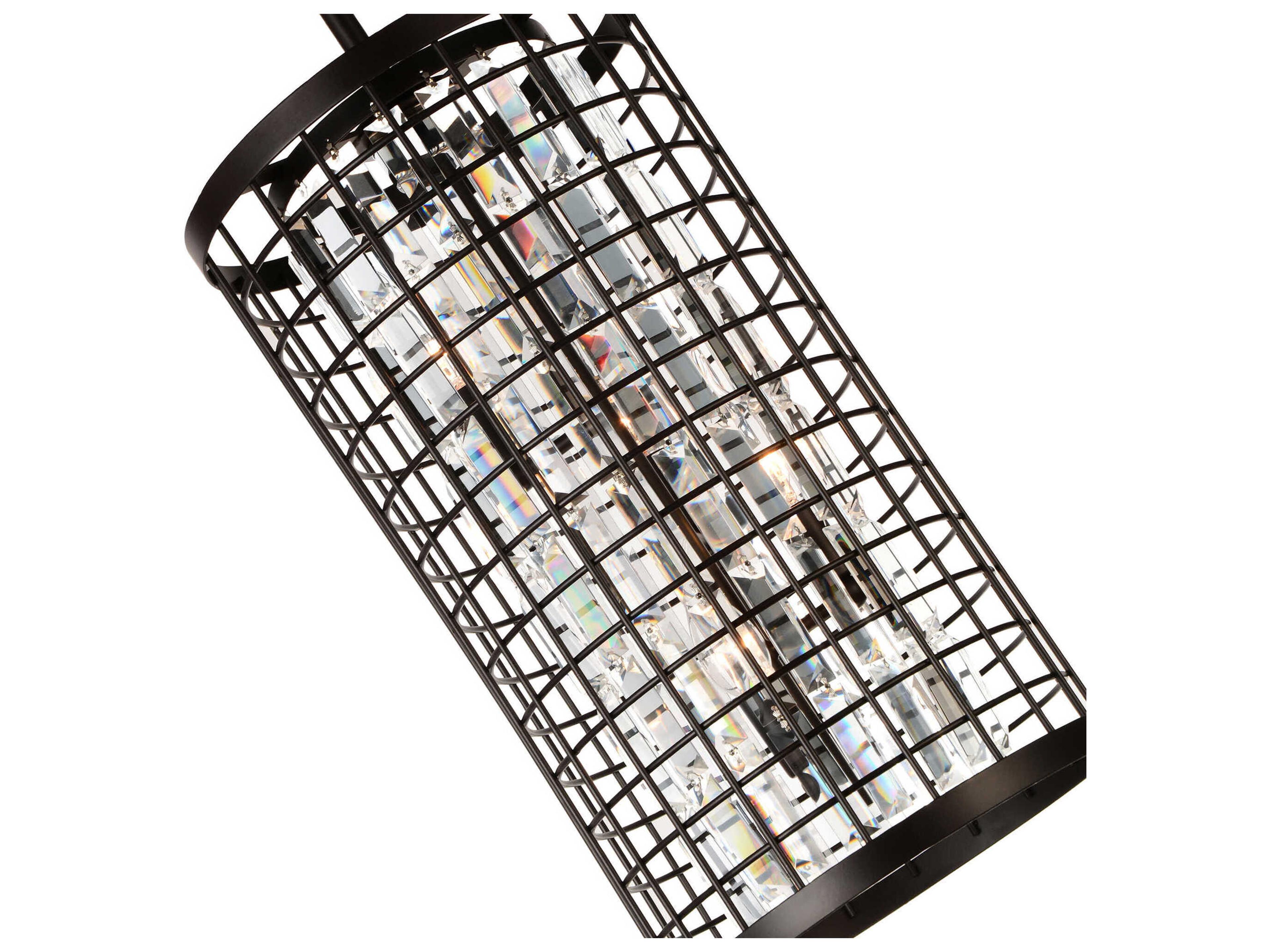 CWI Lighting Meghna 4-Light Brown Mini Pendant