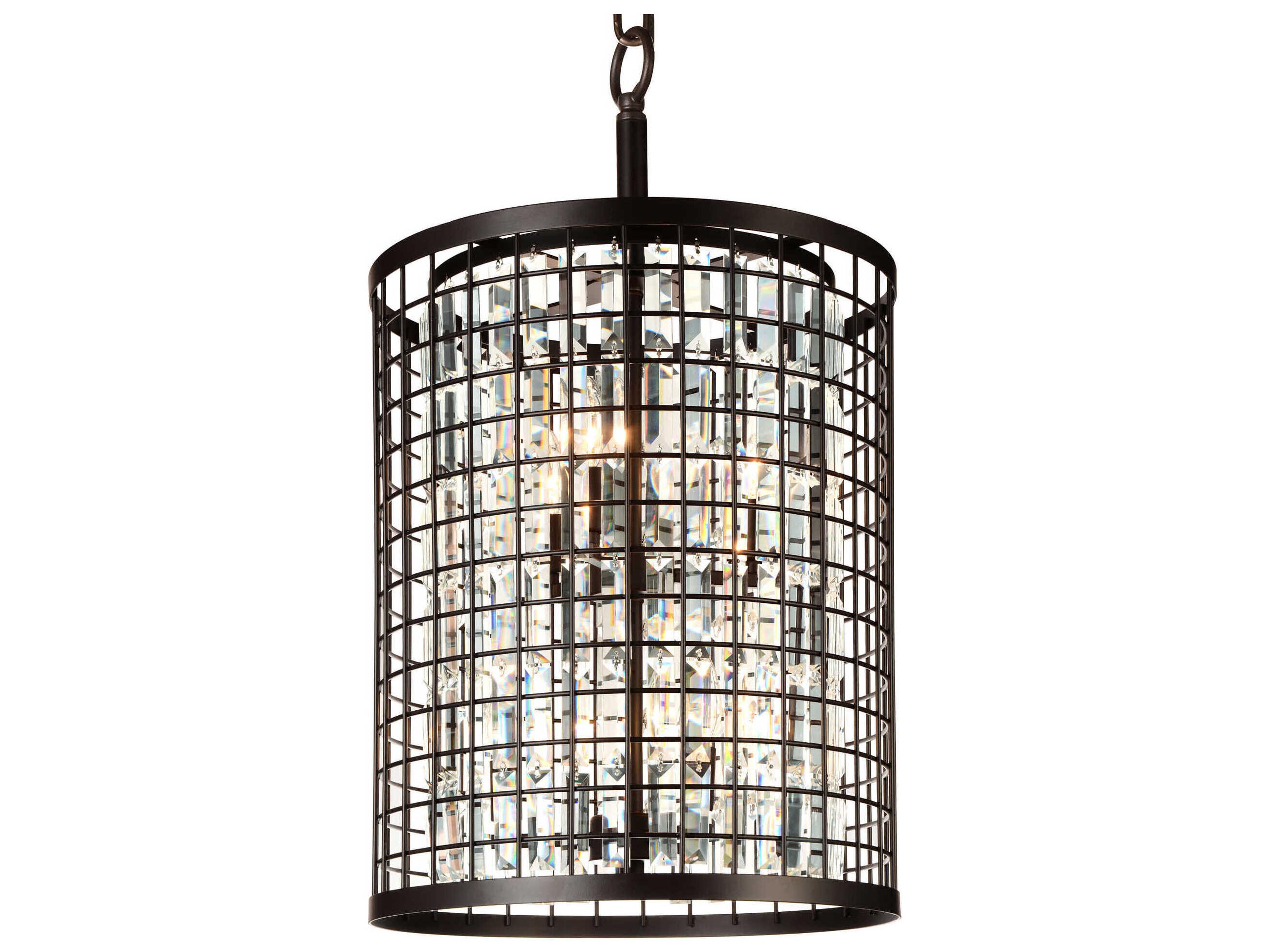CWI Lighting Meghna 6-Light Brown Pendant