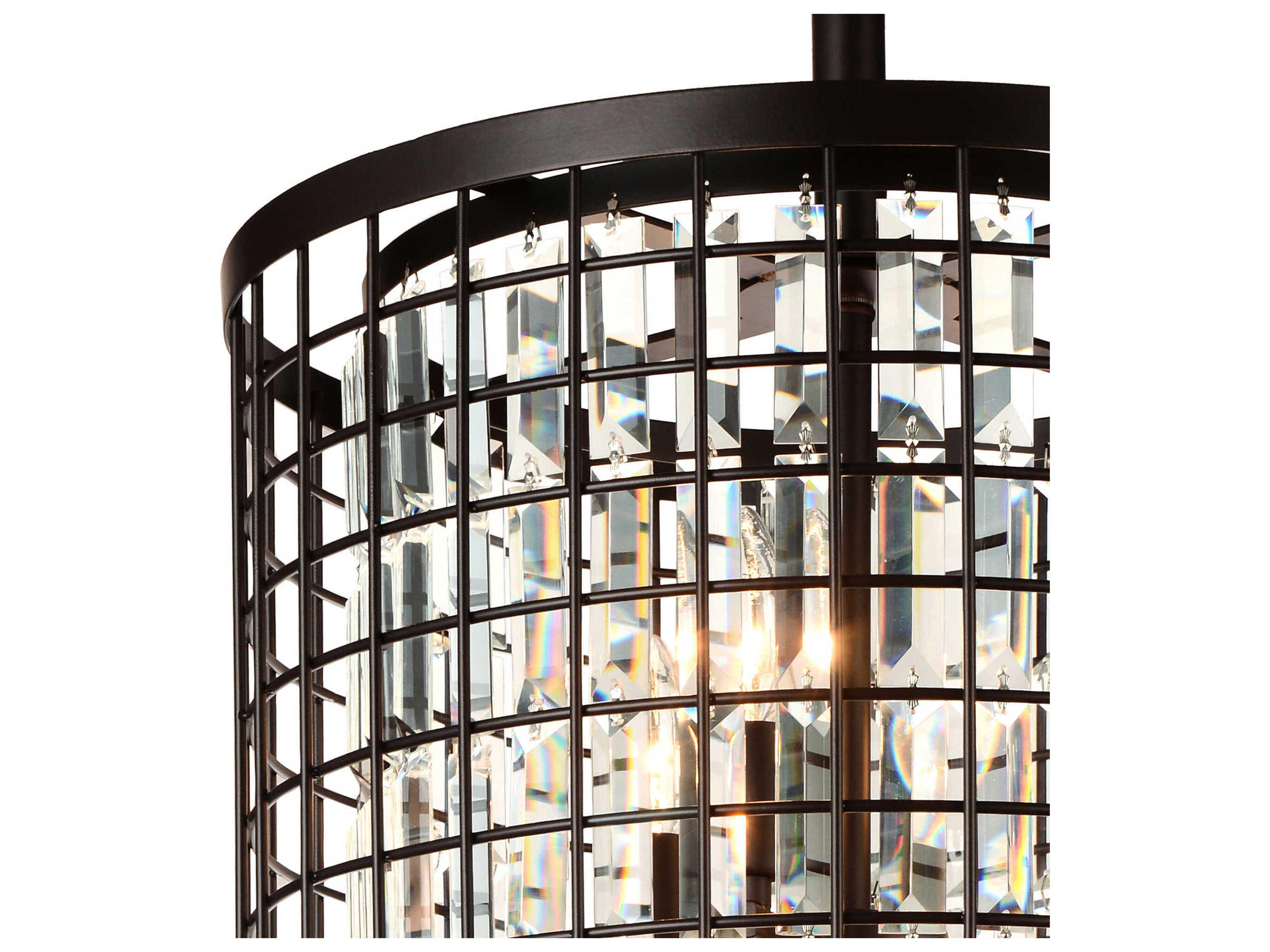 CWI Lighting Meghna 6-Light Brown Pendant