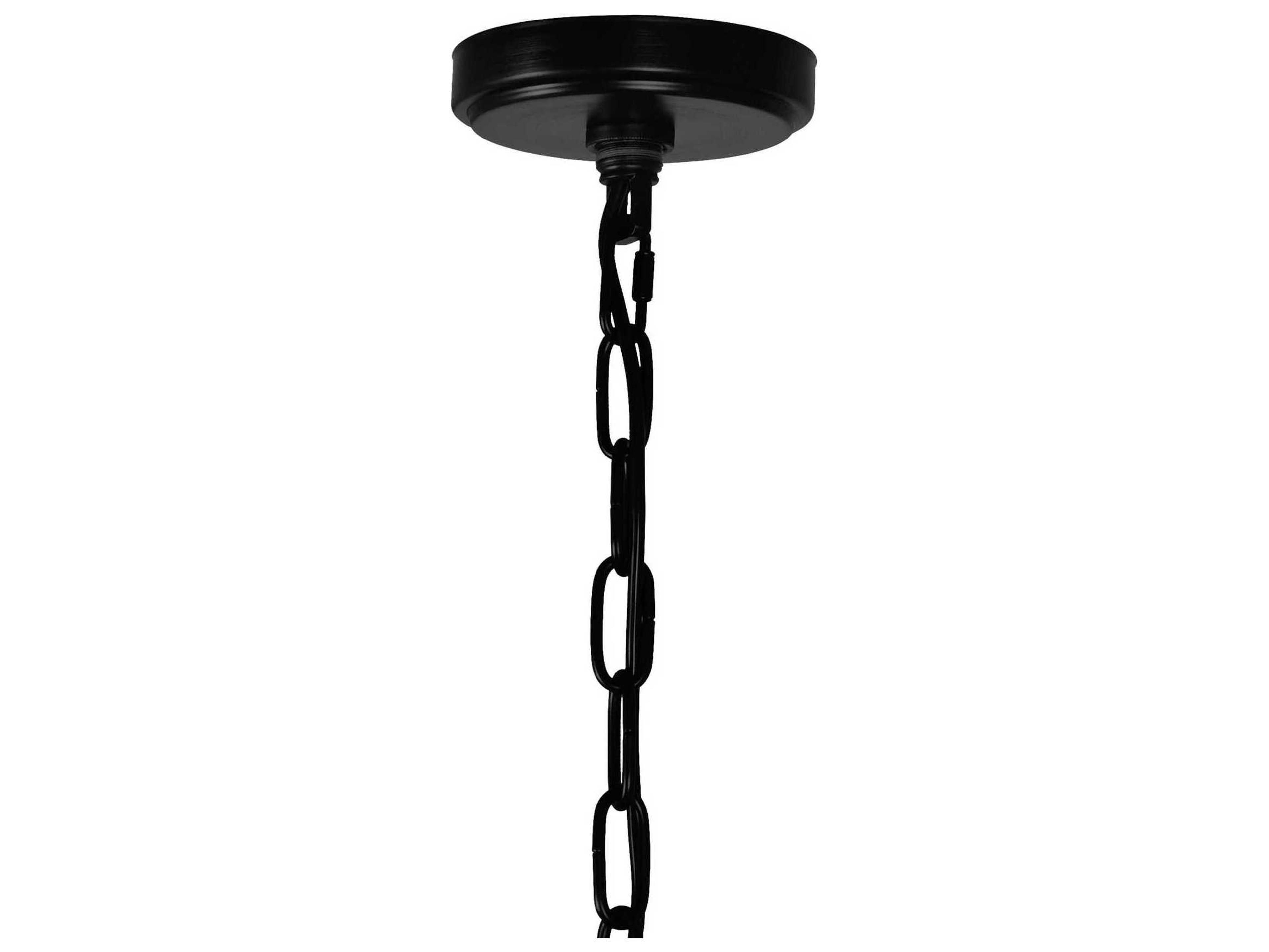 CWI Lighting Padma 5-Light Black Pendant